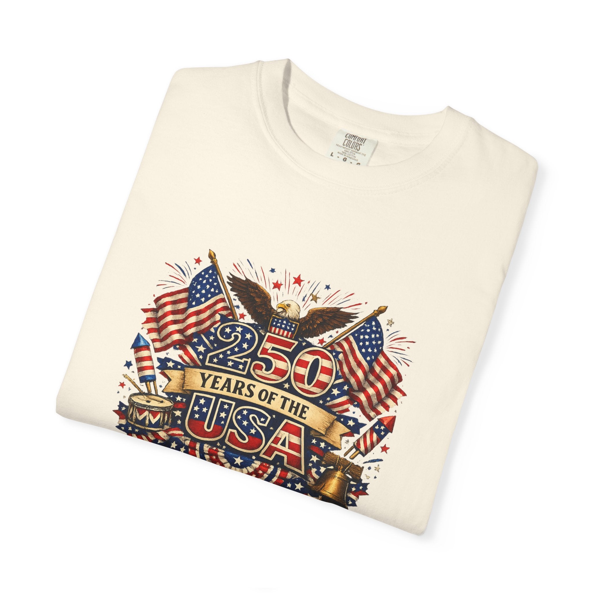 USA 250th Anniversary Shirt Patriotic America 1776-2026 Tee 4th of July Tshirt Independence Day Gift 8 colors 100% cotton