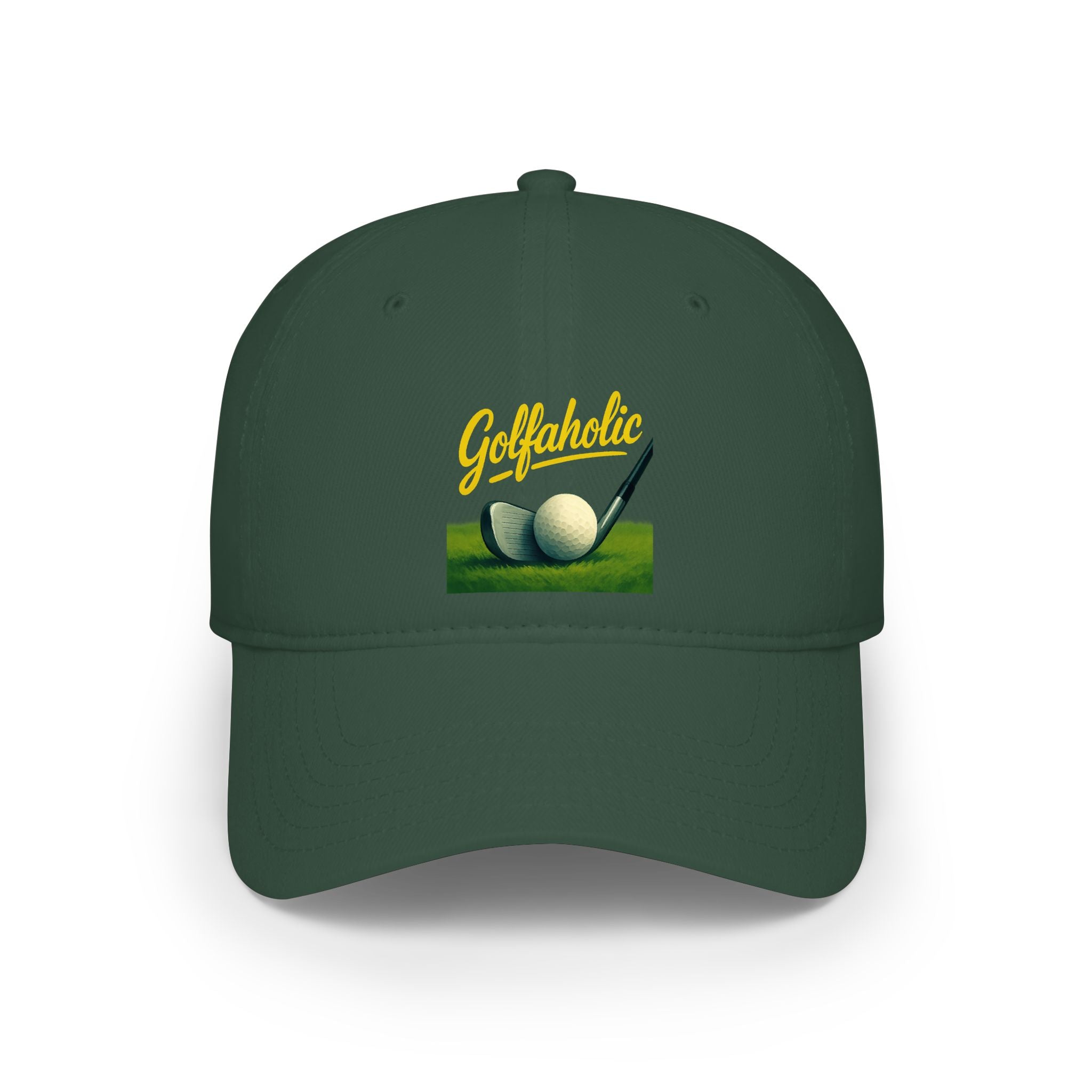 Golfaholic Hat Funny Golf Lover Dad Cap Golf Gift for Men Adjustable Beige Golf Cap Golfer Birthday Gift 4 colors
