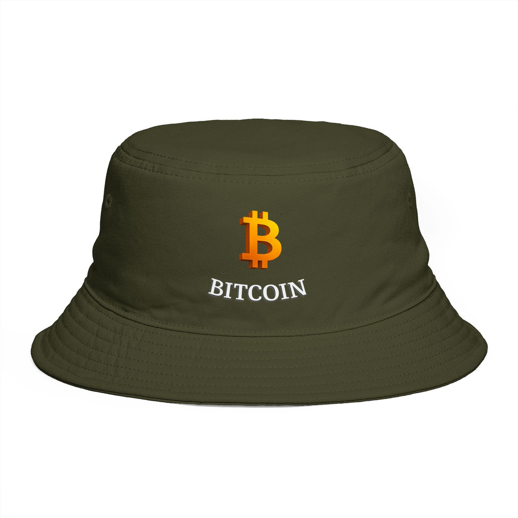 Bitcoin Bucket Hat BTC Crypto Hat Streetwear Cap for Bitcoin Fans & Traders 7 colors 100% cotton