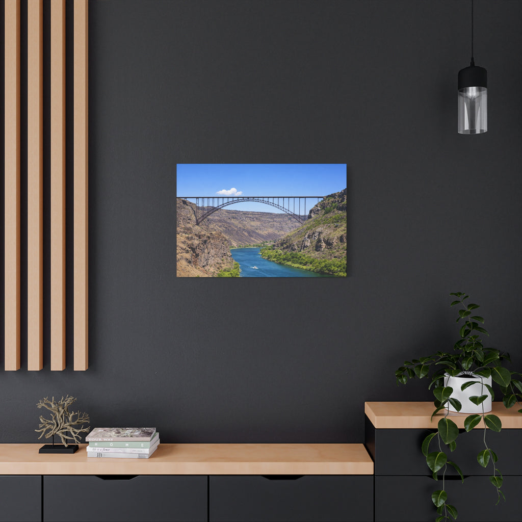 Perrine Bridge Canvas Wall Art Snake River Canyon Landscape Twin Falls Idaho Scenic Photography Stretched 1.25 6 sizes