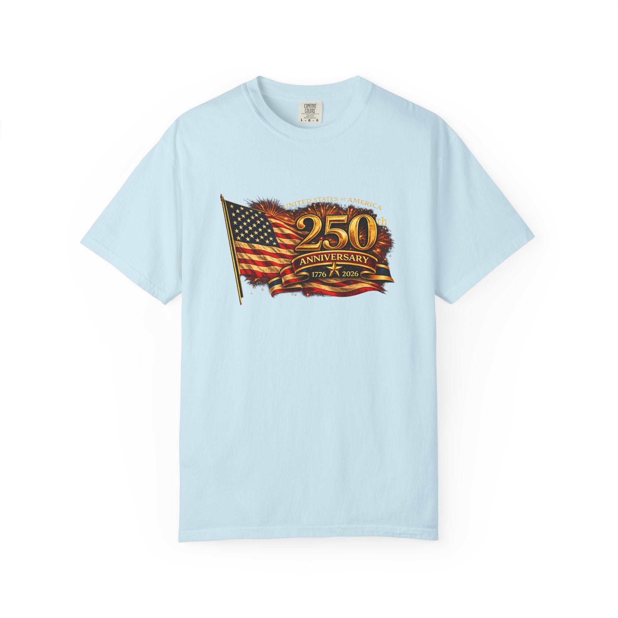 USA 250th Anniversary Shirt 1776-2026 Patriotic American Flag Tee Matching Couple 4th of July Tee America Gift 8 colors 100% cotton