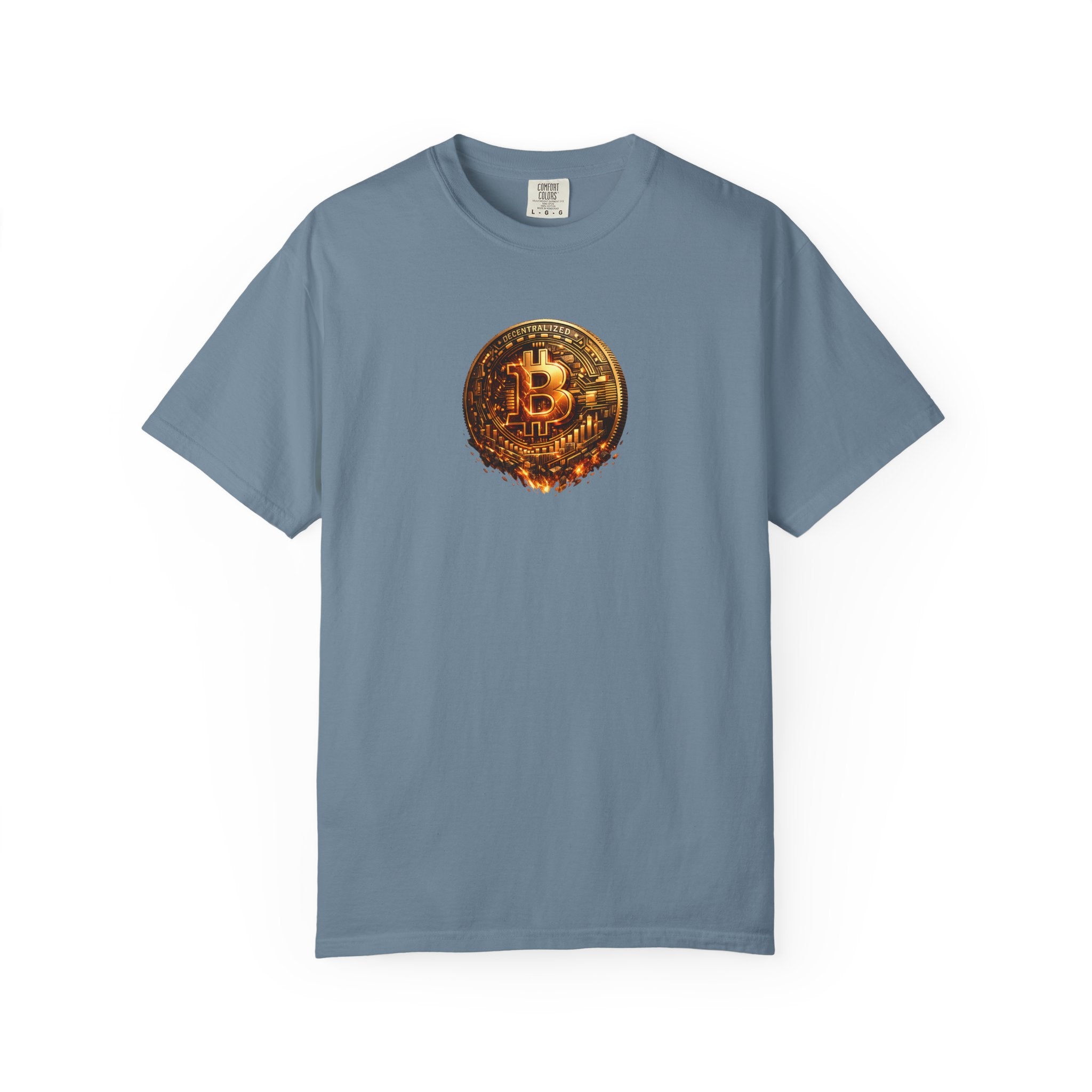 Melting Bitcoin Coin TShirt Digital Currency Shirt Bitcoin Fan Gift Blockchain Crypto Apparel 8 colors 100% cotton