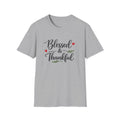 Blessed & Thankful T-Shirt Christian Gratitude Shirt Faith Inspired Tee 7 colors 100% cotton