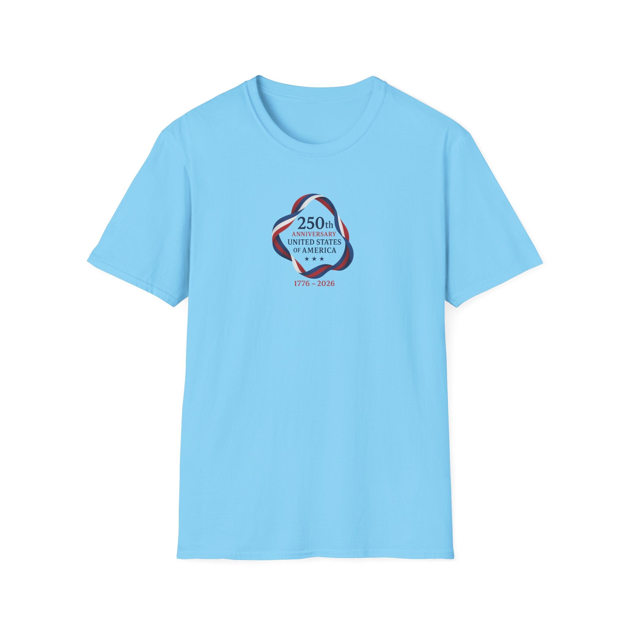 250th Anniversary of America USA T-Shirt Tee Patriotic American Semiquincentennial 5 colors 100% cotton