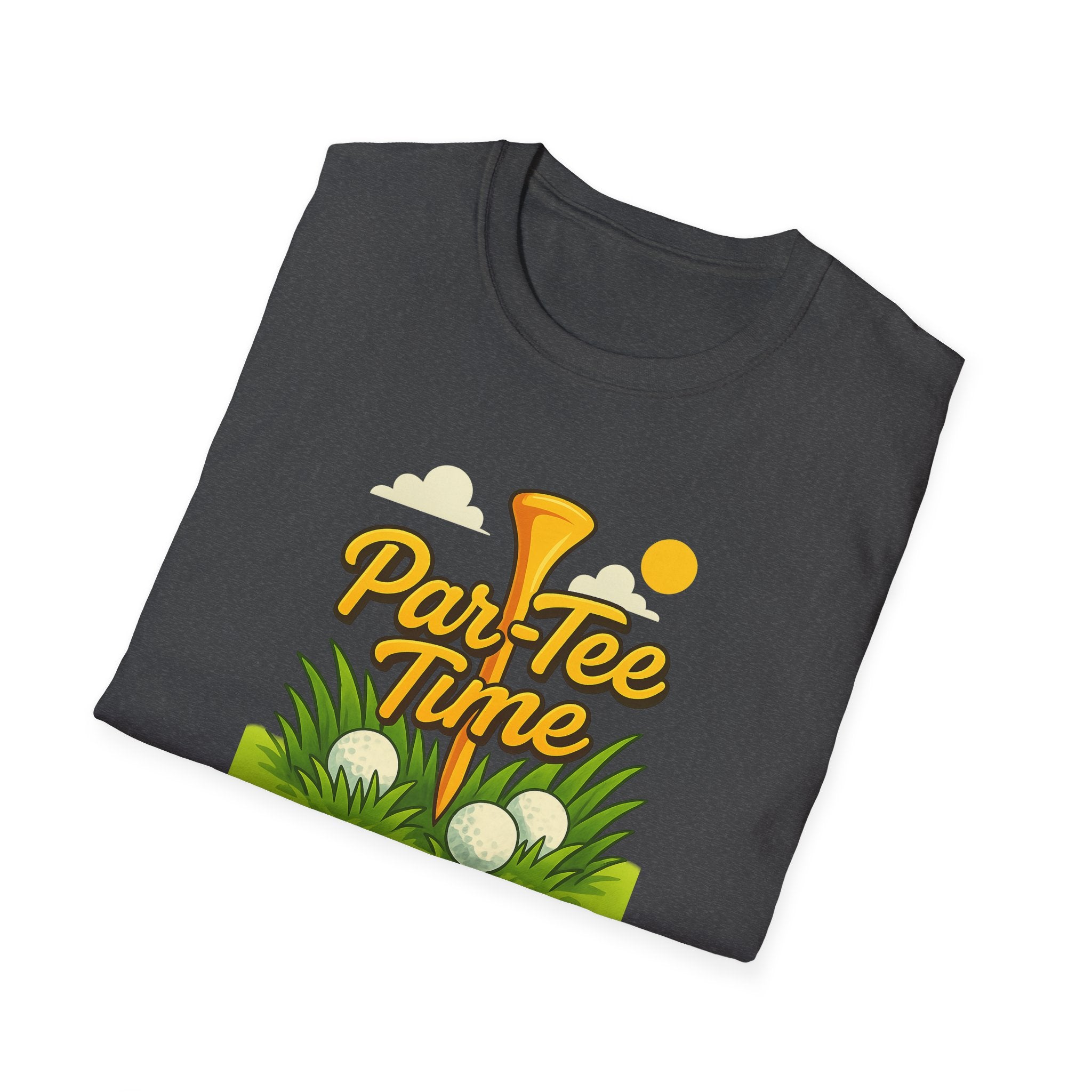 Funny Golf T-Shirt Par-Tee Time Golfing Shirt Golf Gift for Dad 7 colors 100% cotton