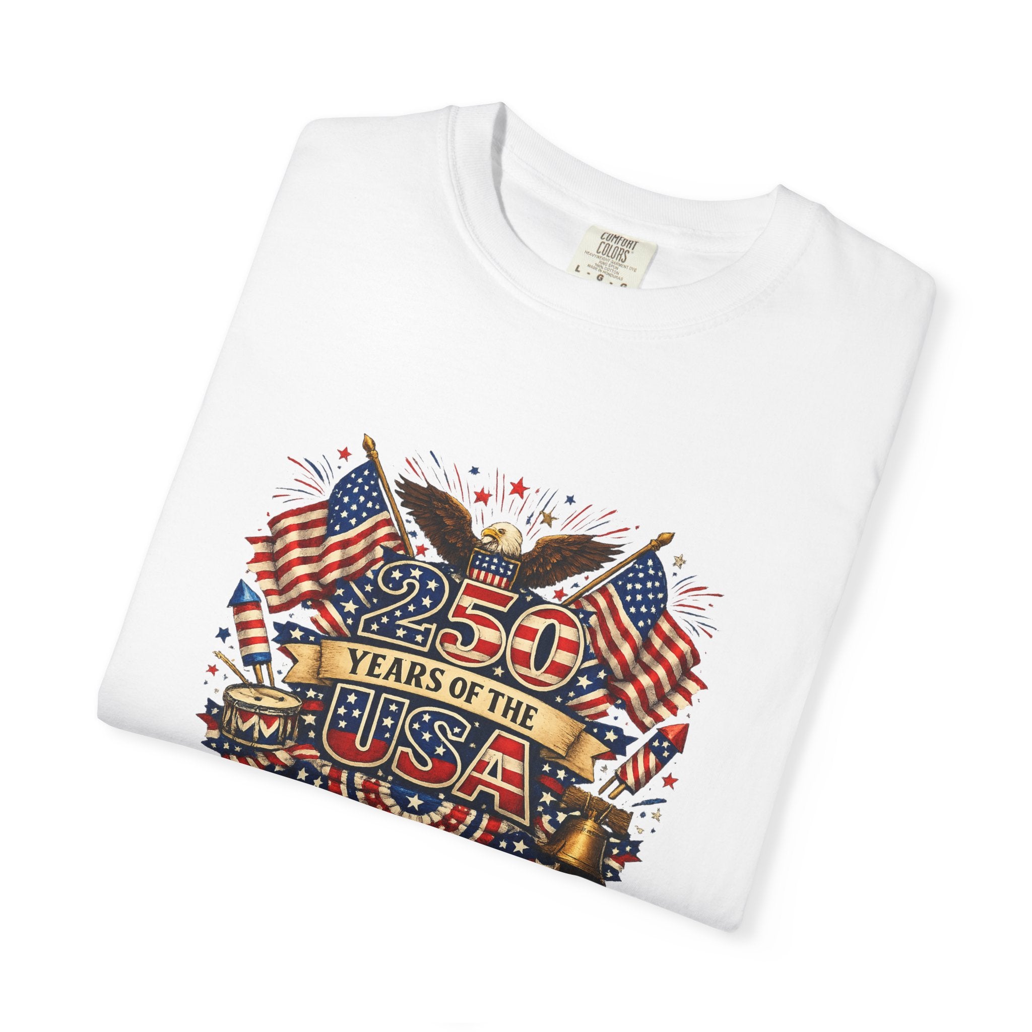 USA 250th Anniversary Shirt Patriotic America 1776-2026 Tee 4th of July Tshirt Independence Day Gift 8 colors 100% cotton