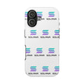 Solana Tough Phone Case Crypto Phone Case iPhone and Samsung Case Glossy Protective Cover SOL Phone Case