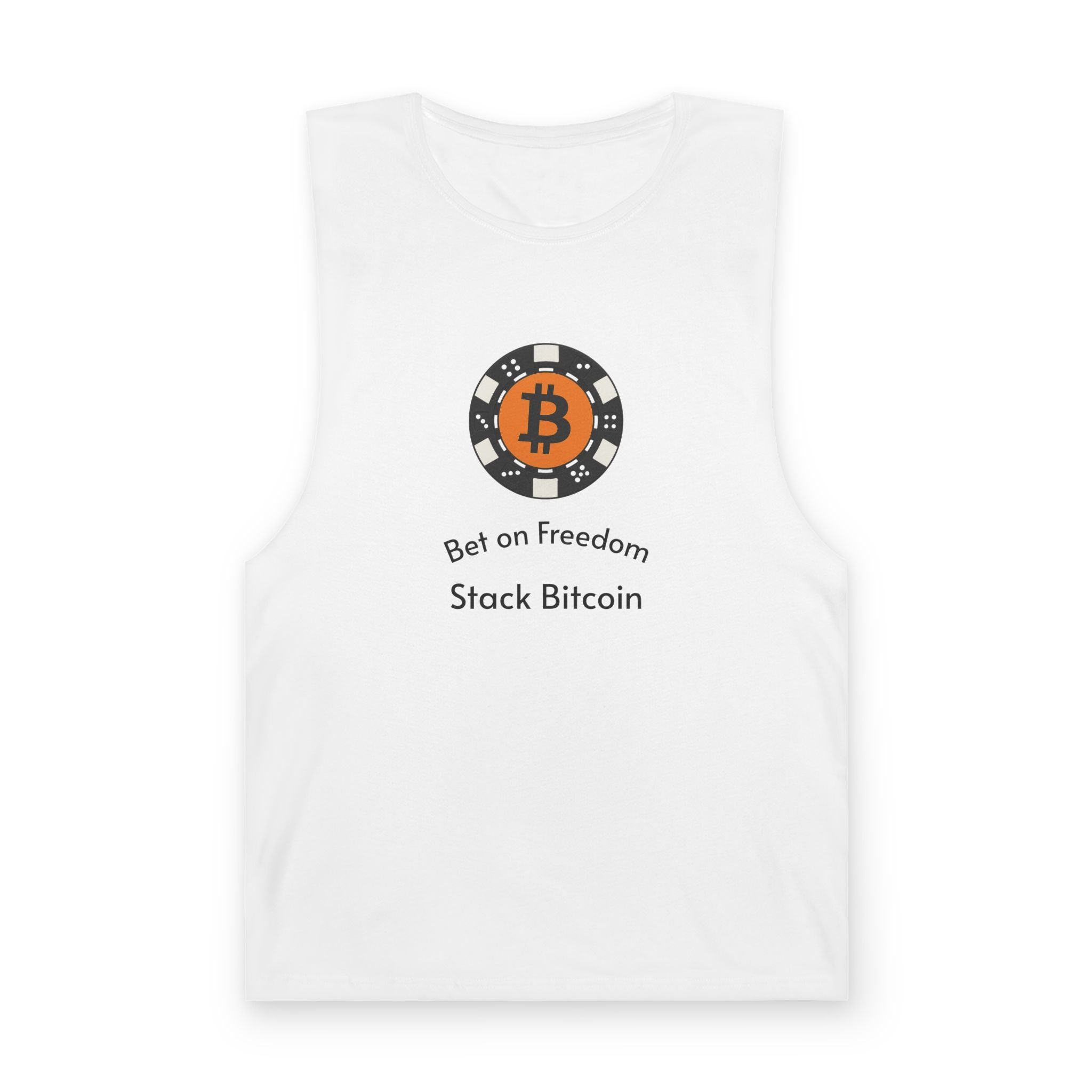 Bet on Freedom Stack Bitcoin T-shirt Crypto Confidence Meets Classic Cool Tee 100% cotton