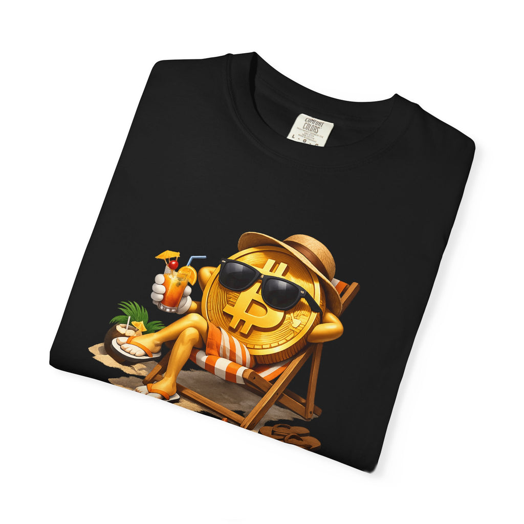 Bitcoin Beach Life TShirt Crypto Millionaire Vibes Tee Relaxed Bitcoin Shirt Funny Crypto Shirt 7 colors 100% cotton