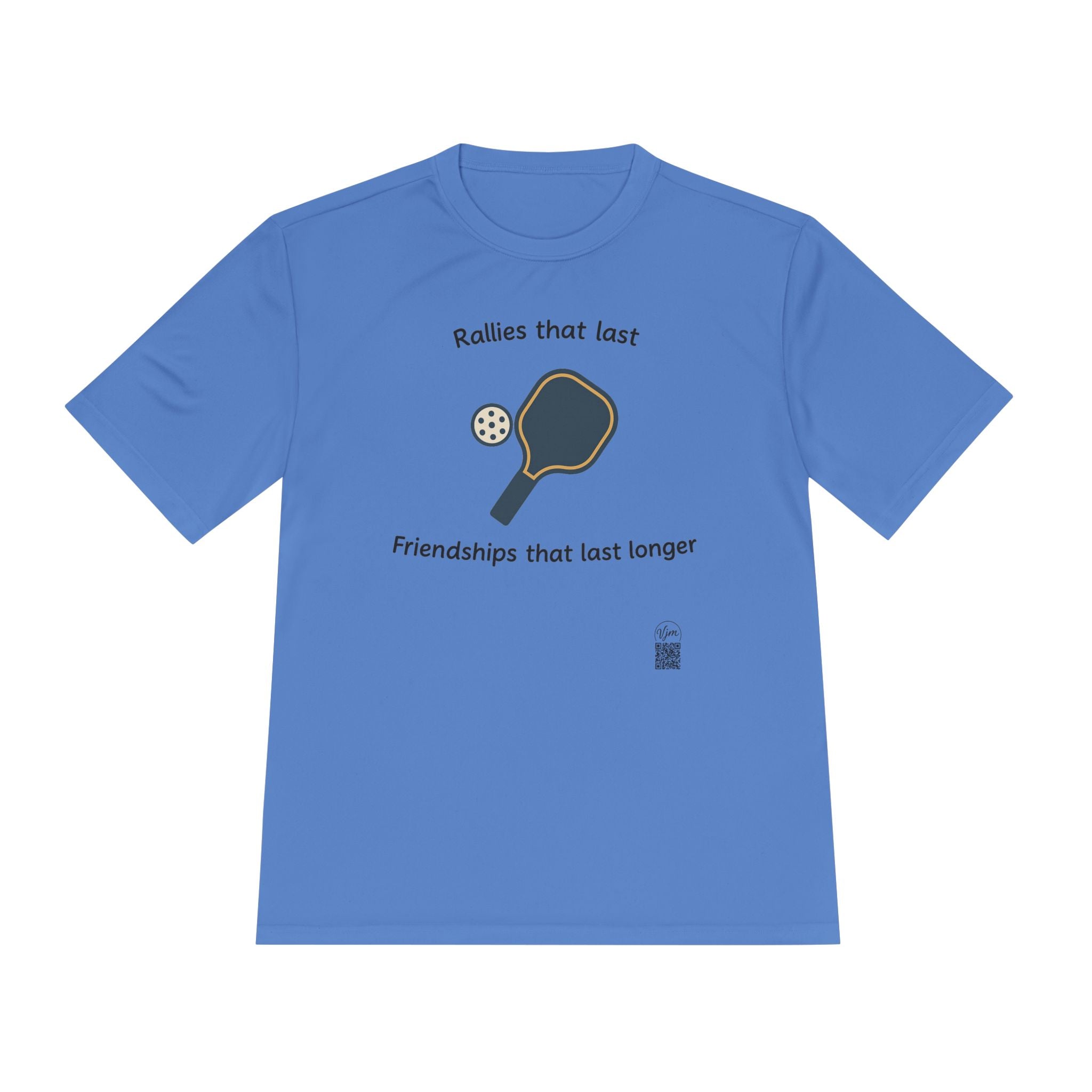 Pickleball Friendships Moisture Sport-Tek T-Shirt Tee 6 colors 100% polyester