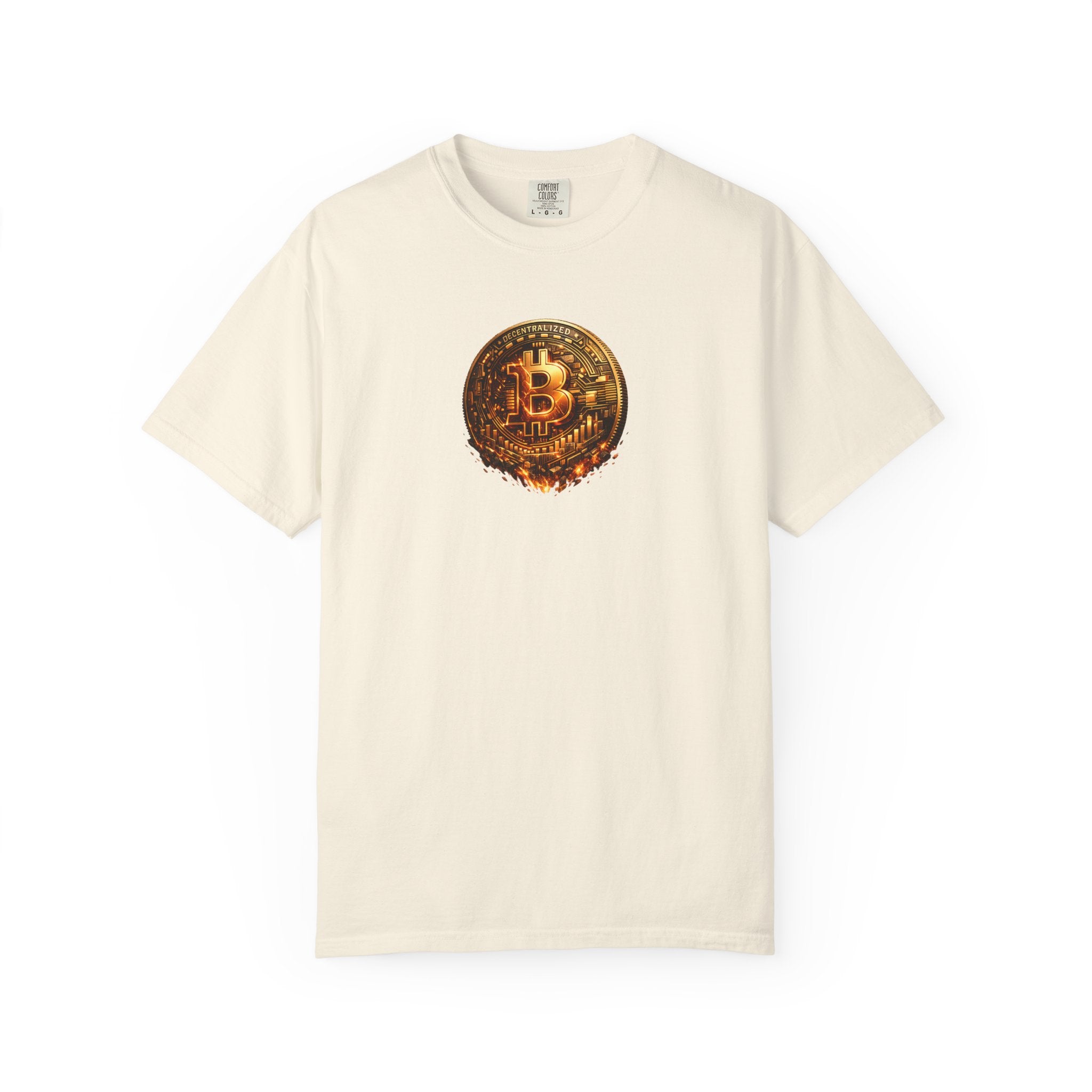 Melting Bitcoin Coin TShirt Digital Currency Shirt Bitcoin Fan Gift Blockchain Crypto Apparel 8 colors 100% cotton