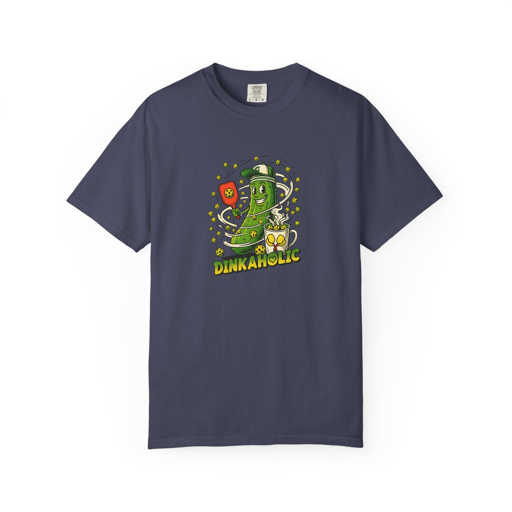 Funny Pickleball Dinkaholic Tee for Serious Dinkers 7 colors 100% cotton
