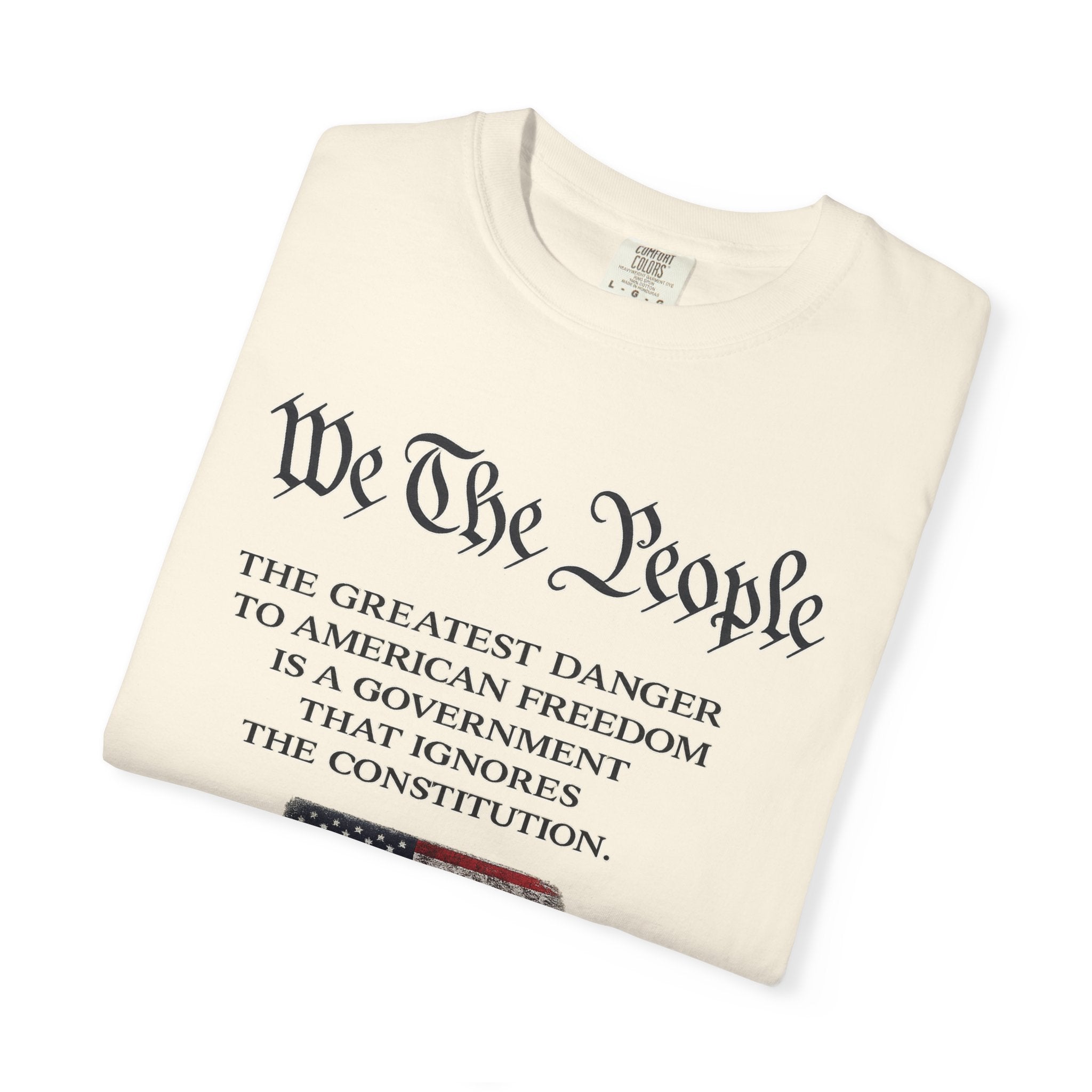 We The People Shirt Patriotic Constitution Tee Freedom USA Flag T-Shirt American Liberty Graphic Tee 3 colors 100% cotton