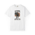 Stand for the Flag Veteran Tee Patriotic Military Shirt USA Flag Soldier T-Shirt Veterans and Patriots 5 colors 100% cotton