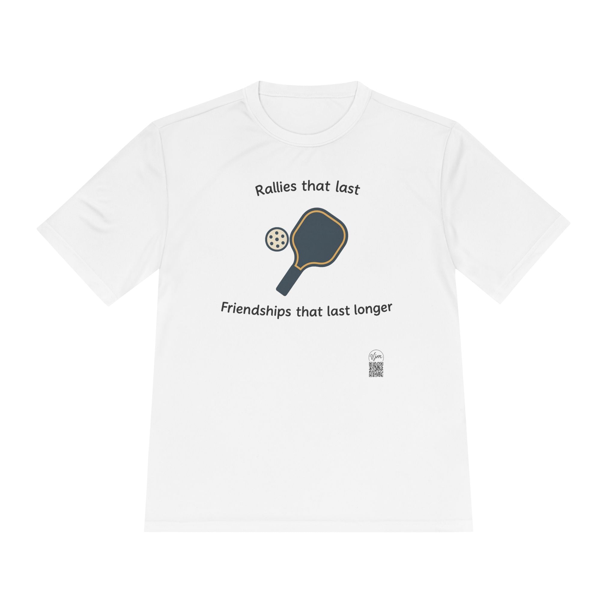 Pickleball Friendships Moisture Sport-Tek T-Shirt Tee 6 colors 100% polyester