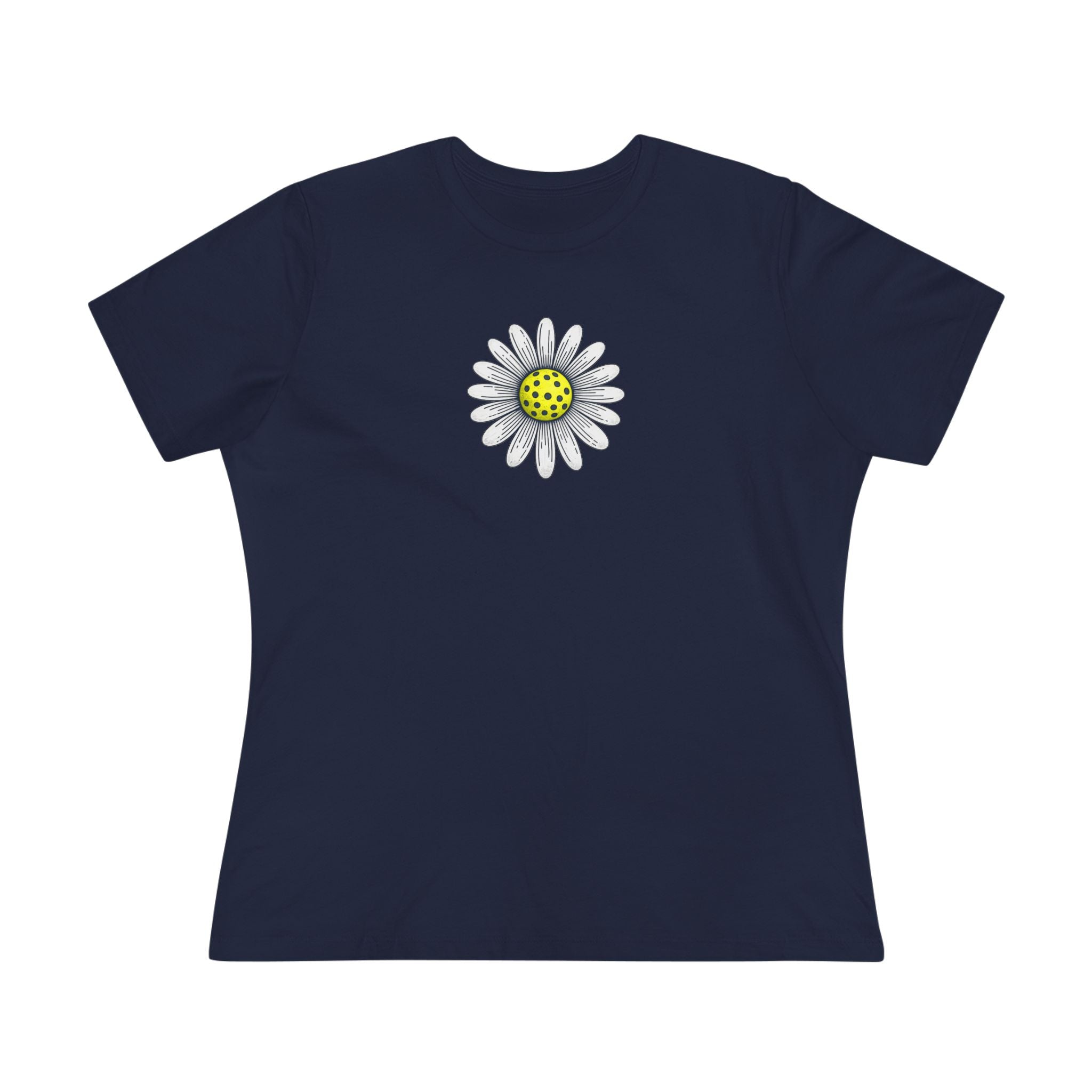 Pickleball Daisy Flower Shirt Pickleball Lover Gift Cute Pickleball Graphic Tee Pickleball Player Apparel 7 colors 100% cotton