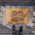 USA 250th Anniversary Doormat Patriotic Eagle & Flag Welcome Mat 1776-2026 Semiquincentennial Decor Outdoor Mat 24 x 16