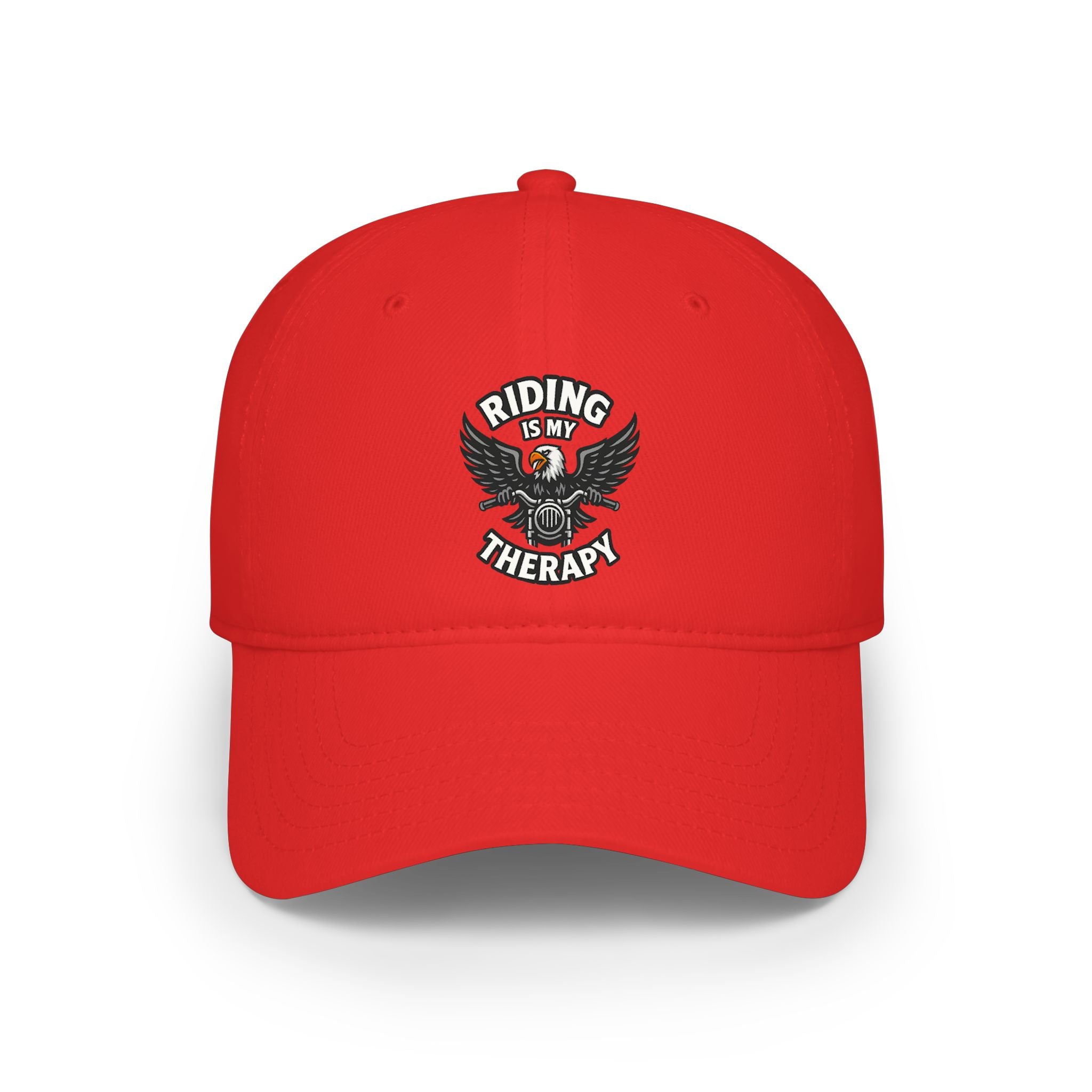 Riding Is My Therapy Hat Harley Inspired Biker Cap Gift for Motorcyclist 4 colors