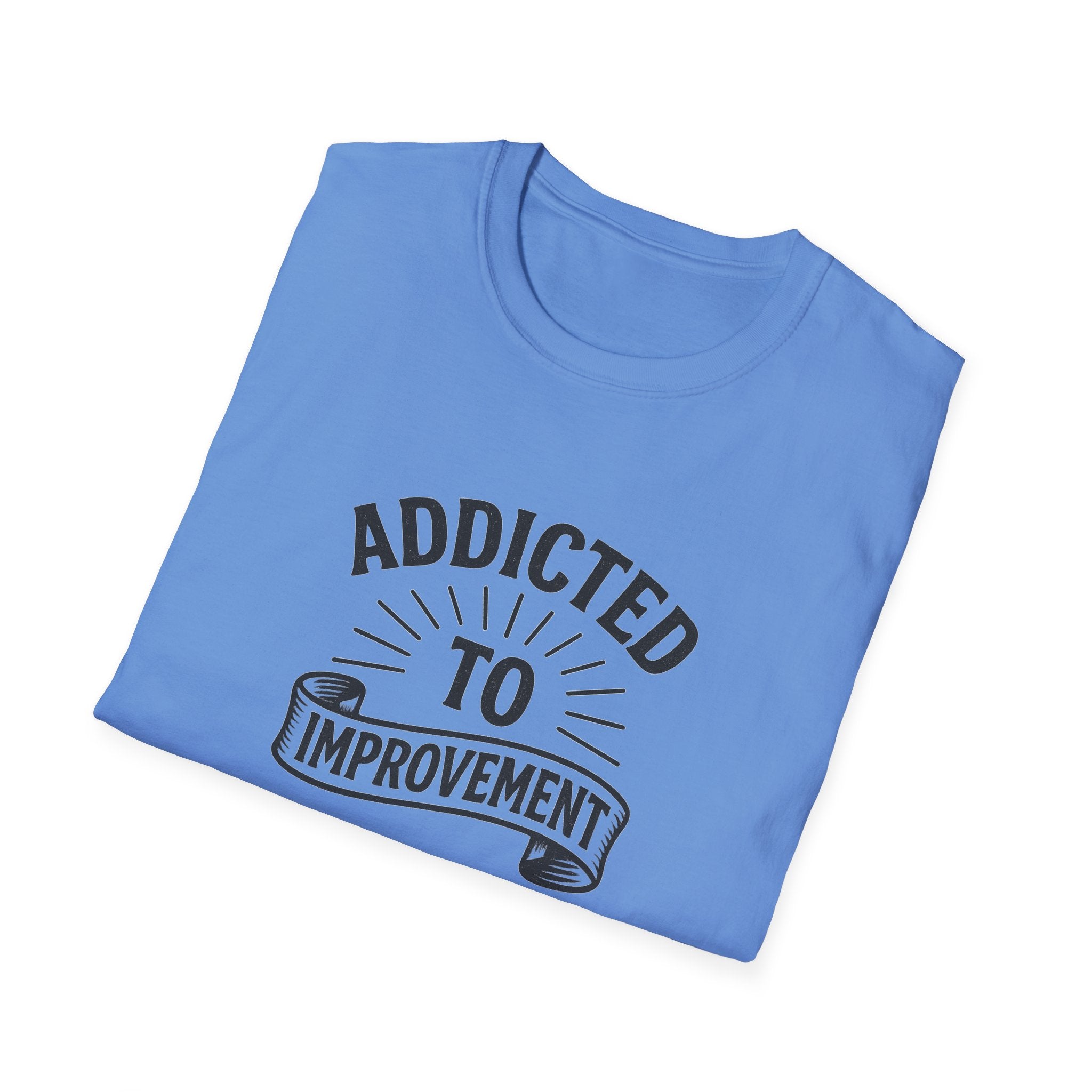 Always Leveling Up Motivational T-Shirt Addicted to Improvement Tee Positive Mindset Clothing for Men & Women 8 colors 100% cotton