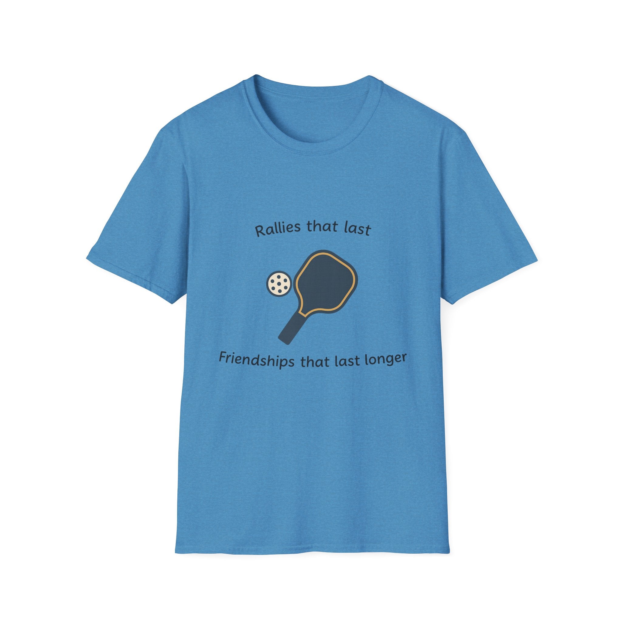 Durango Hills Pickleball Club T-Shirt Rallys, die halten, Freundschaften, die länger halten T-Shirt Las Vegas Pickleball 7 Farben 100% Baumwolle