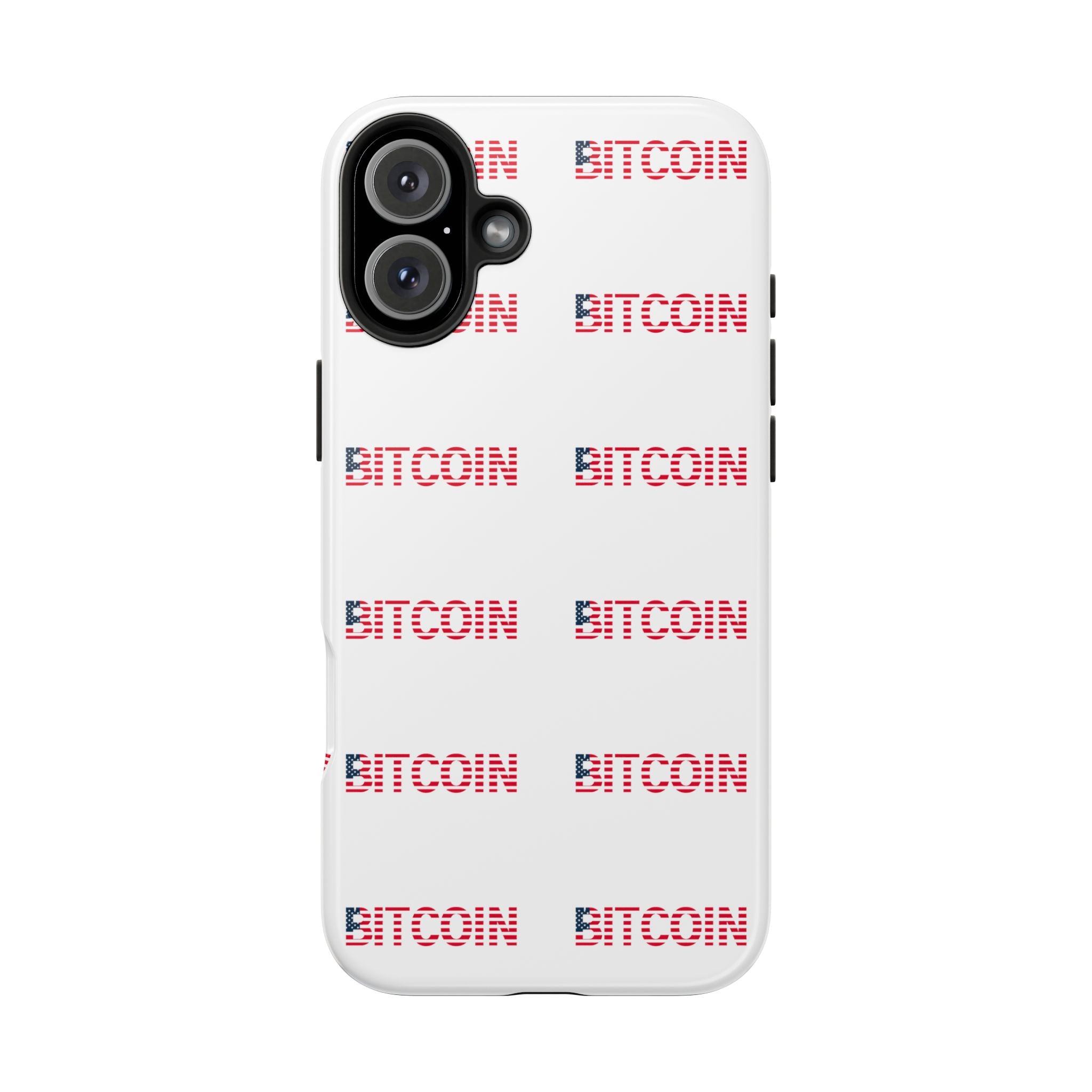 Bitcoin Tough Phone Case Crypto Phone Case iPhone and Samsung Case Glossy Protective Cover Bitcoin Logo Case