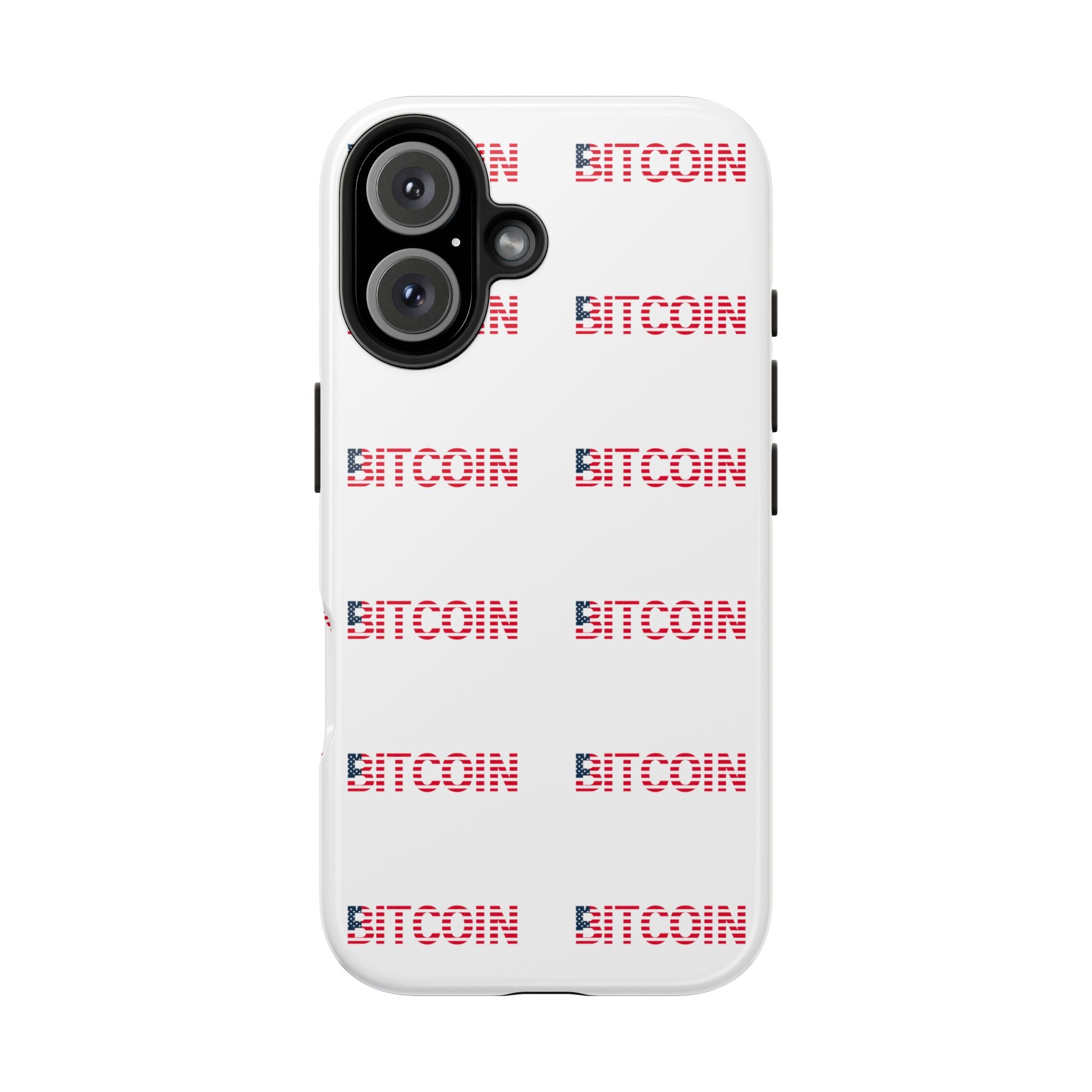 Bitcoin Tough Phone Case Crypto Phone Case iPhone and Samsung Case Glossy Protective Cover Bitcoin Logo Case