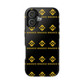 Binance Tough Phone Case BNB Crypto Phone Case iPhone and Samsung Case Glossy Protective Cover Binance Logo Case