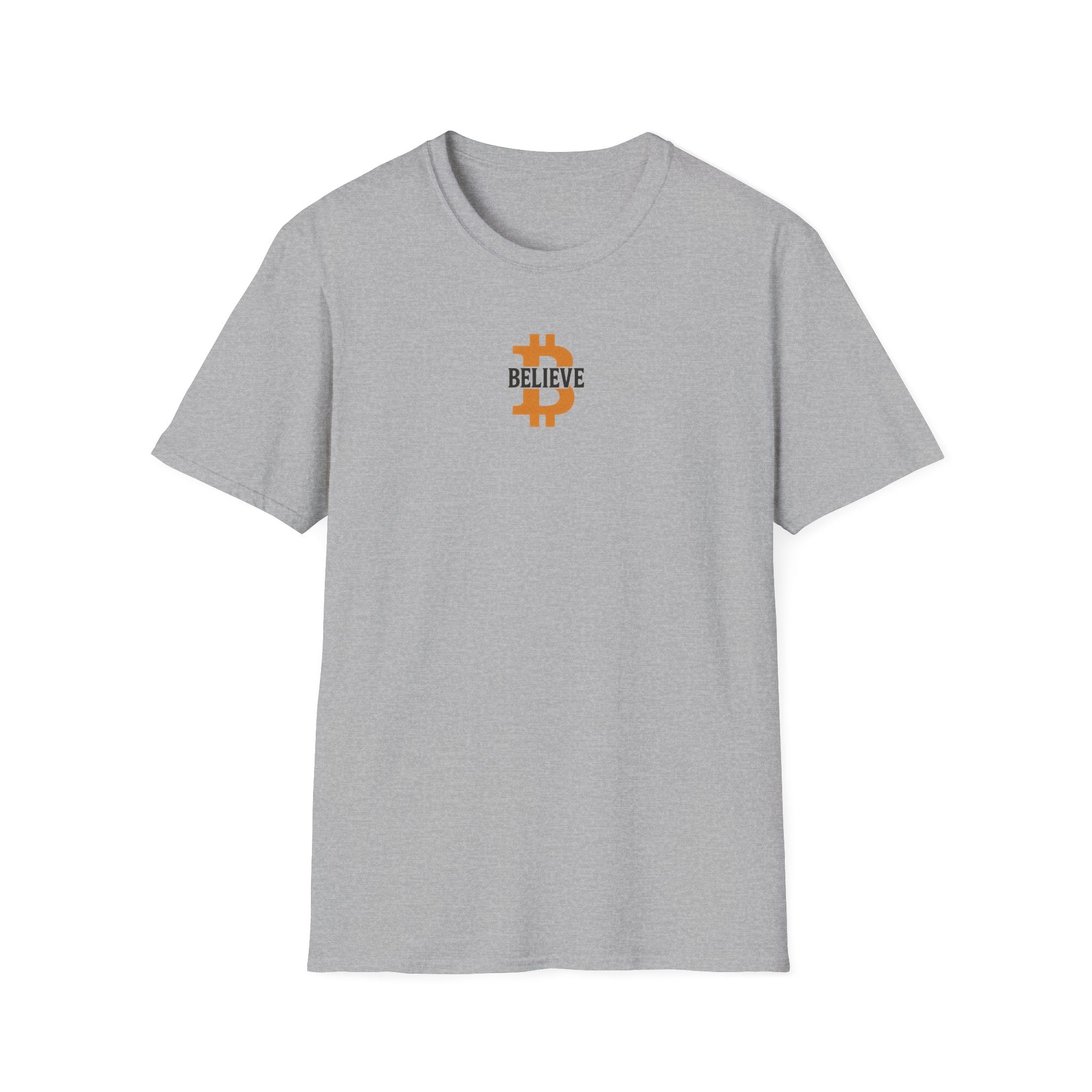 Believe in Bitcoin T-Shirt Tee Wear the Movement with Bold Faith in the Future 5 colors 100% cotton