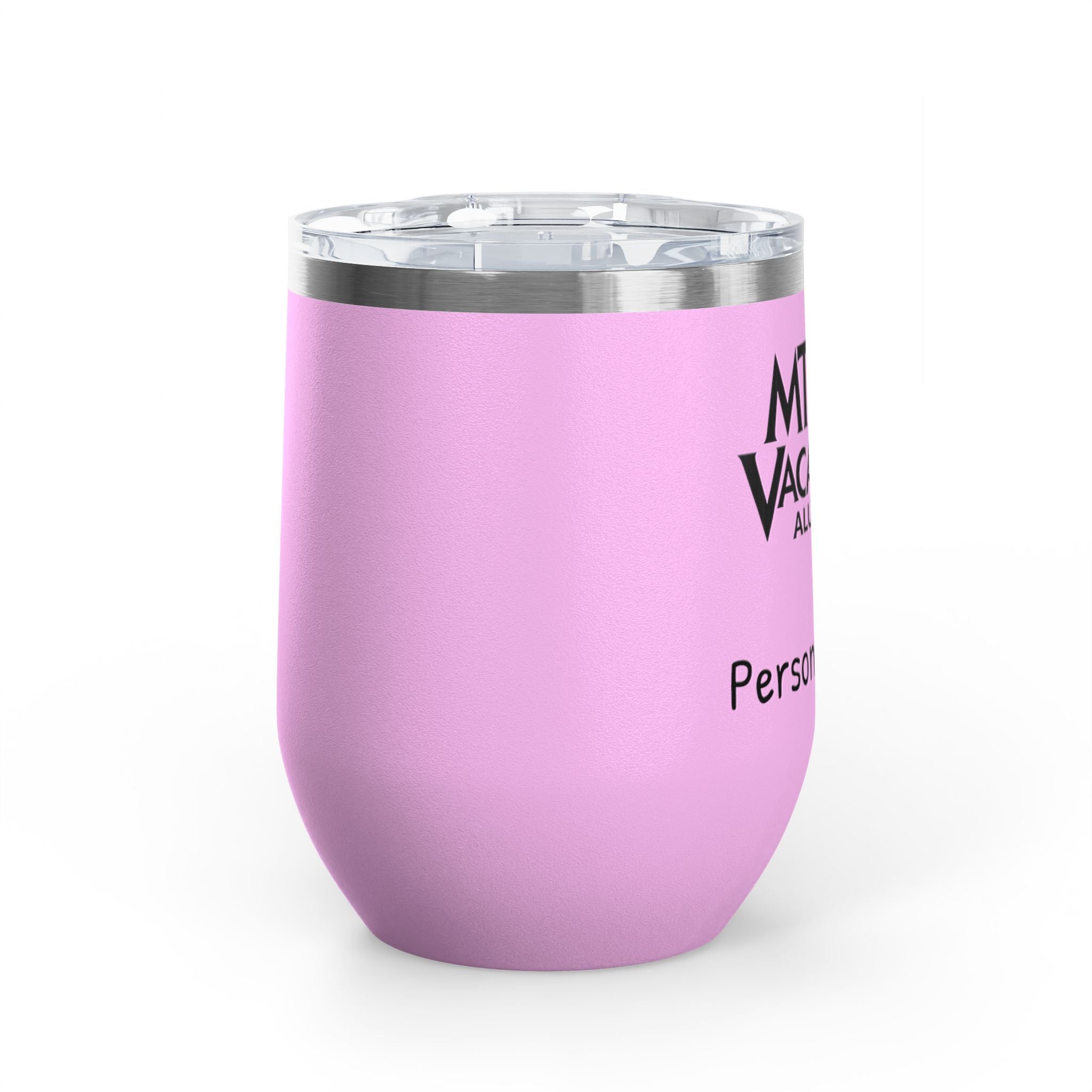 MTI Vacations Personalized Wine Tumbler Travel Mug for Wine Lovers Alumni Keepsake Drinking Companion for Celebrations 12 oz