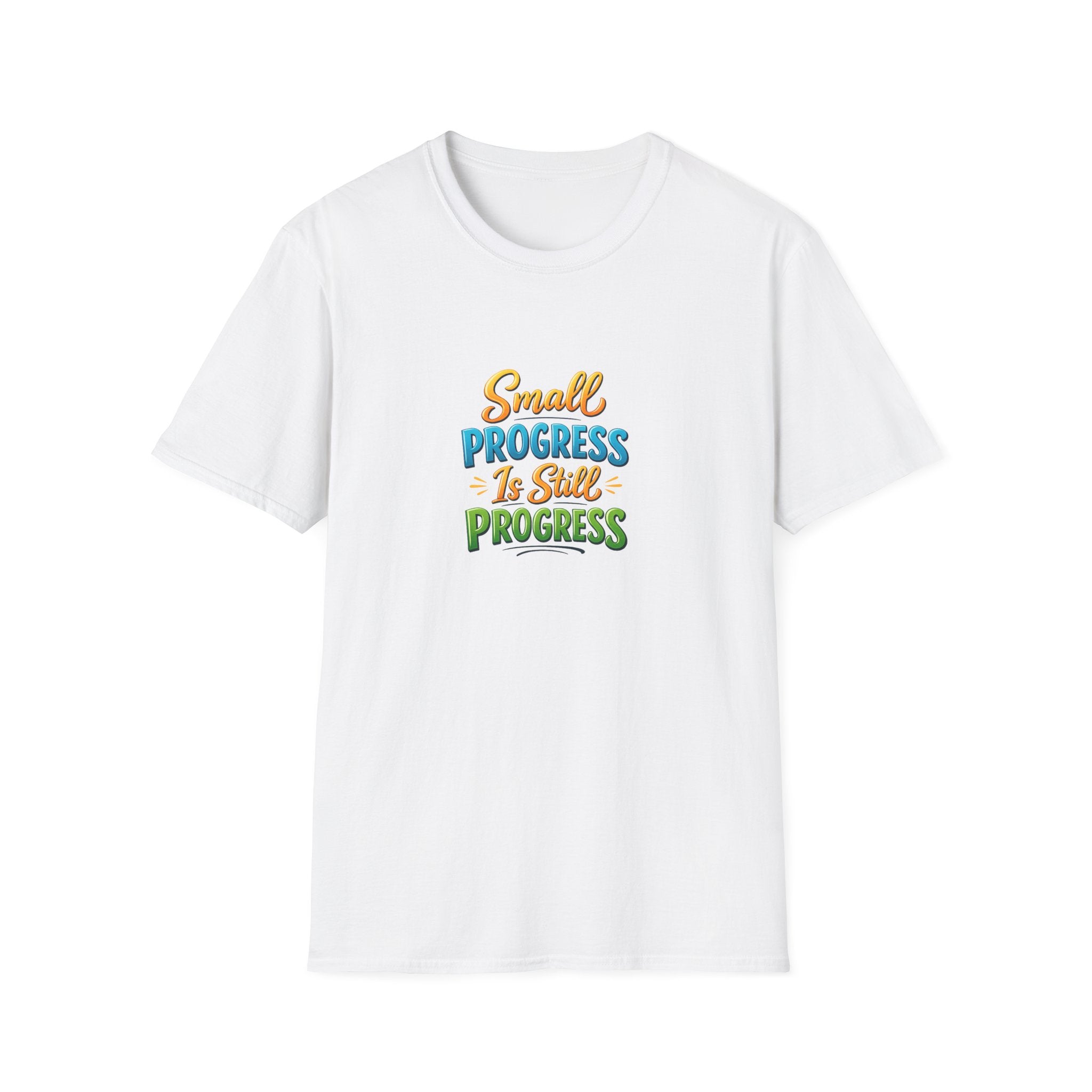 Kleiner Fortschritt ist immer noch Fortschritt Shirt Positive Einstellung Motivations-T-Shirt Ermutigungs-Shirt 5 Farben 100% Baumwolle