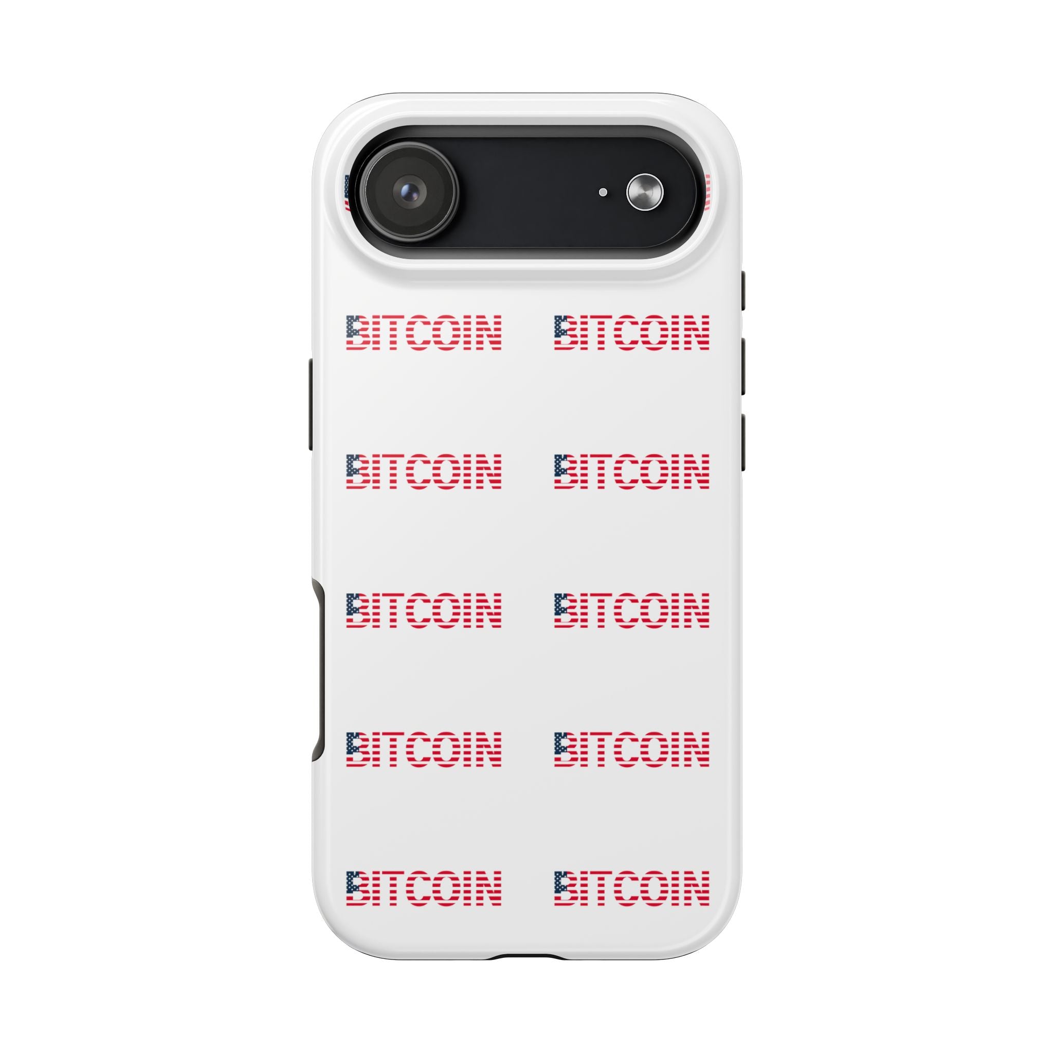 Bitcoin Tough Phone Case Crypto Phone Case iPhone and Samsung Case Glossy Protective Cover Bitcoin Logo Case