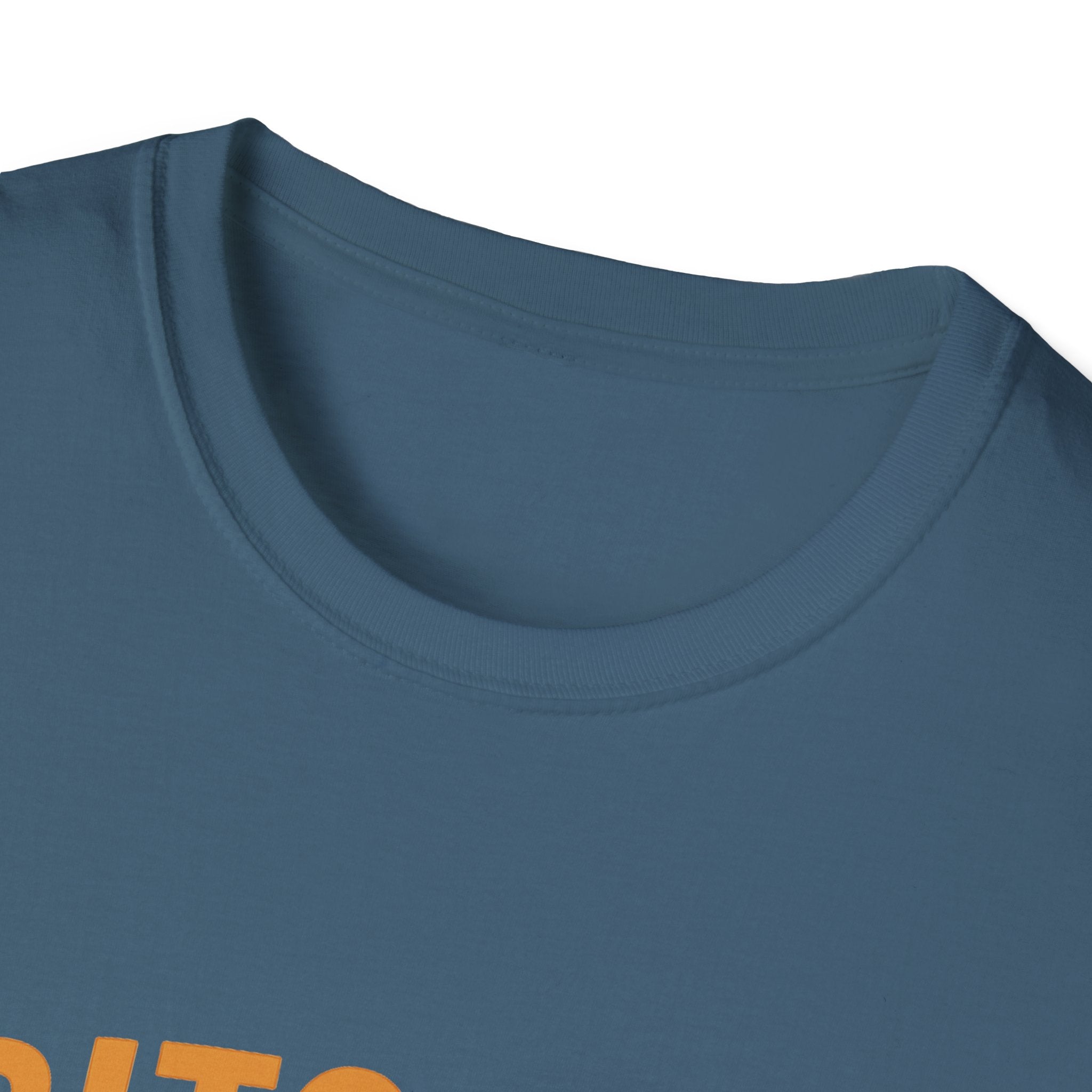 Bitcoin Is the Future Softstyle T-Shirt Tee Bold Ideas Timeless Message 3 colors 100% cotton