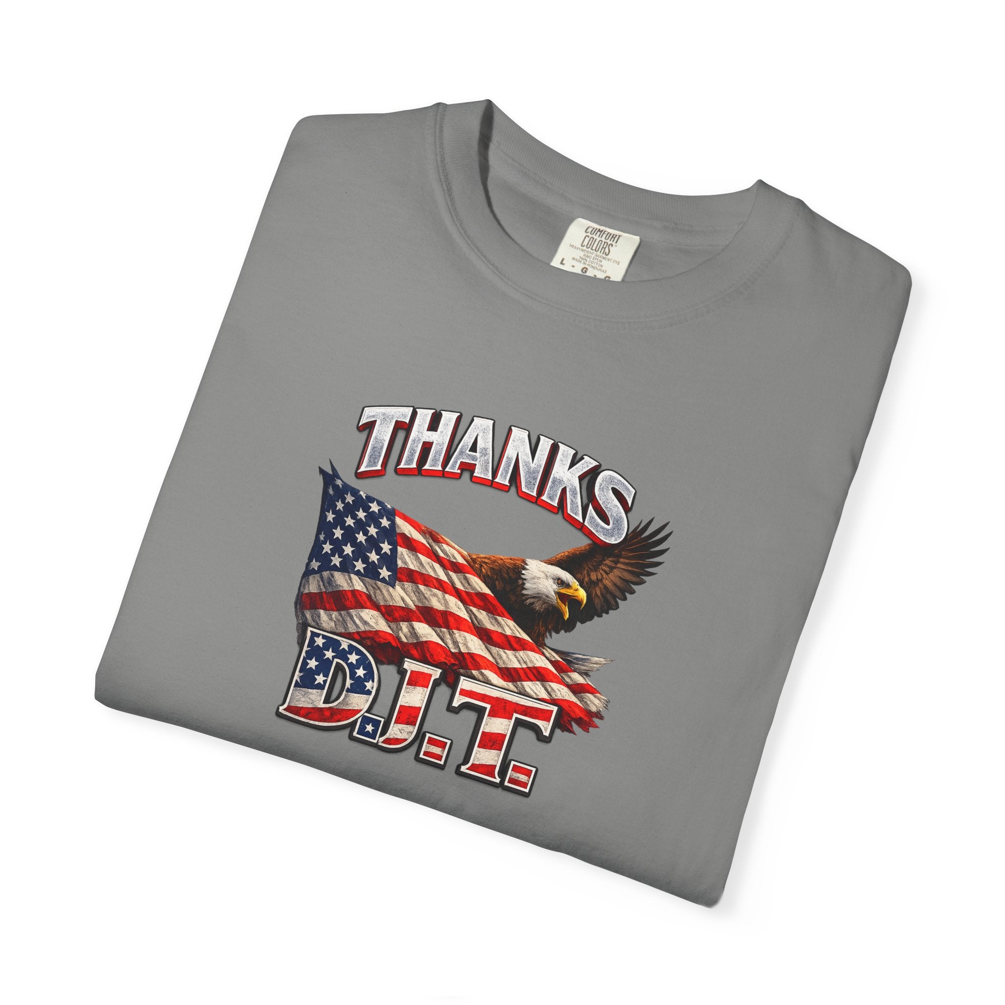 Thanks D.J.T. Tee USA Pride Graphic TShirt Freedom Lover Gift Patriotic Apparel 7 colors 100% cotton