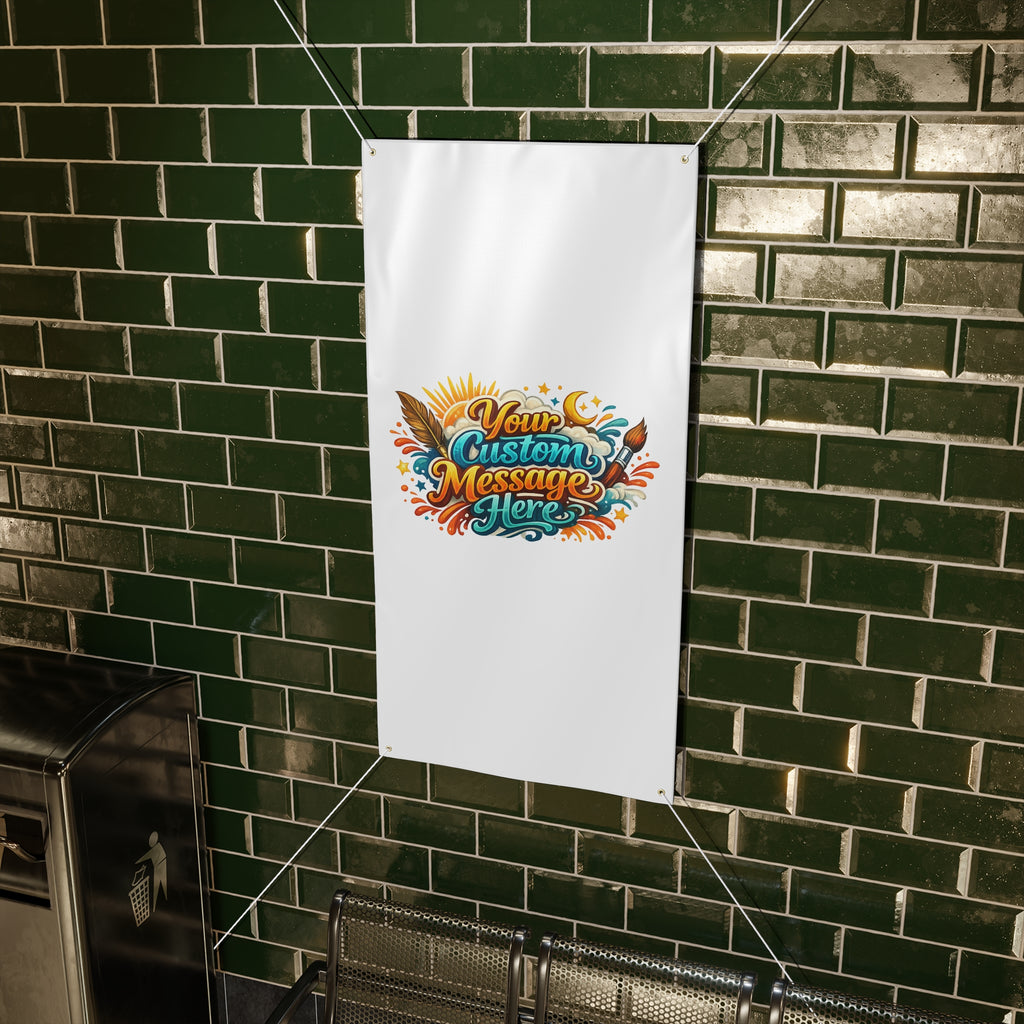 Custom Banner Matte Outdoor Vinyl Personalized Sign 4 sizes available