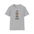 SatsandStripes.com Hole-In-One, Eagle & Birdie Golf T-Shirt – Funny Golfer Graphic Tee Grey