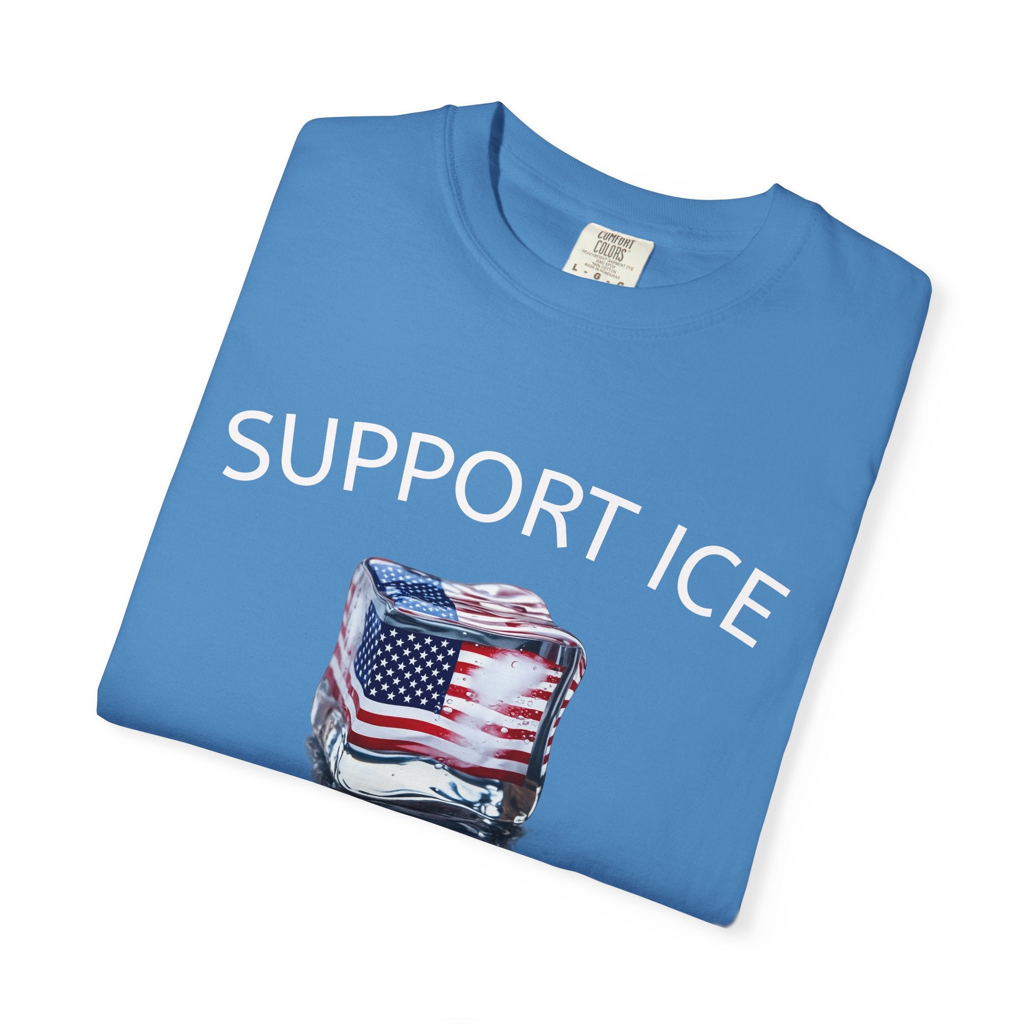 Support ICE Shirt Patriotic Law Enforcement Tee Pro Police Apparel Freedom Support Shirt USA Pride Tee 9 colors 100% cotton