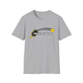 Sats and Stripes Pickleball T-Shirt for Players and Court Legends Pickleball Gift Court Life Grey