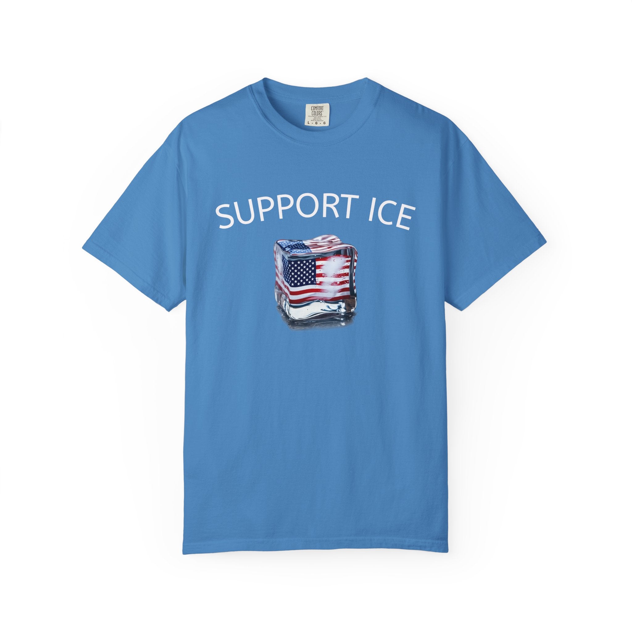 Support ICE Hemd Patriotisches T-Shirt Strafverfolgung Pro Polizei Bekleidung Freiheitsunterstützung Hemd USA Stolz T-Shirt 9 Farben 100% Baumwolle