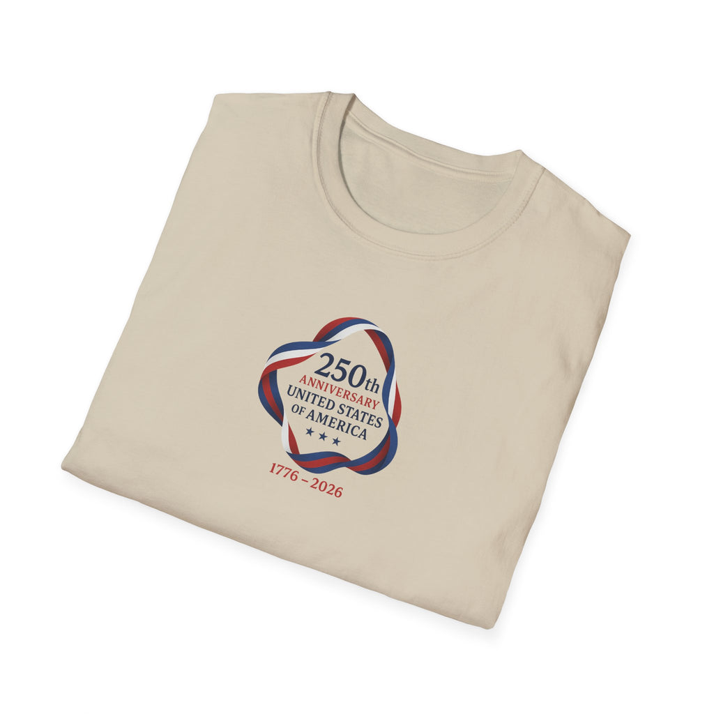 250th Anniversary of America USA T-Shirt Tee Patriotic American Semiquincentennial 5 colors 100% cotton