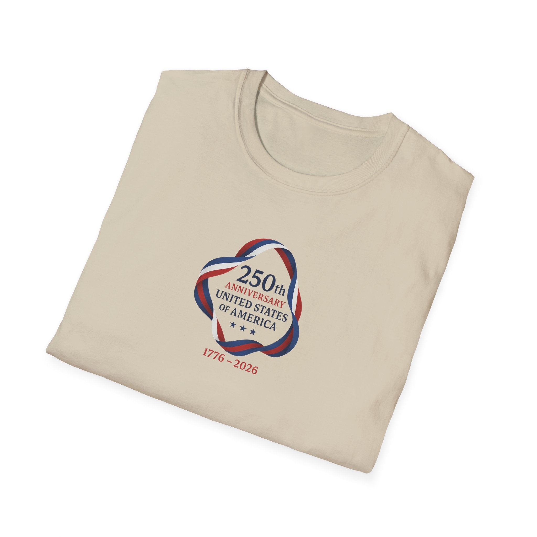 250th Anniversary of America USA T-Shirt Tee Patriotic American Semiquincentennial 5 colors 100% cotton