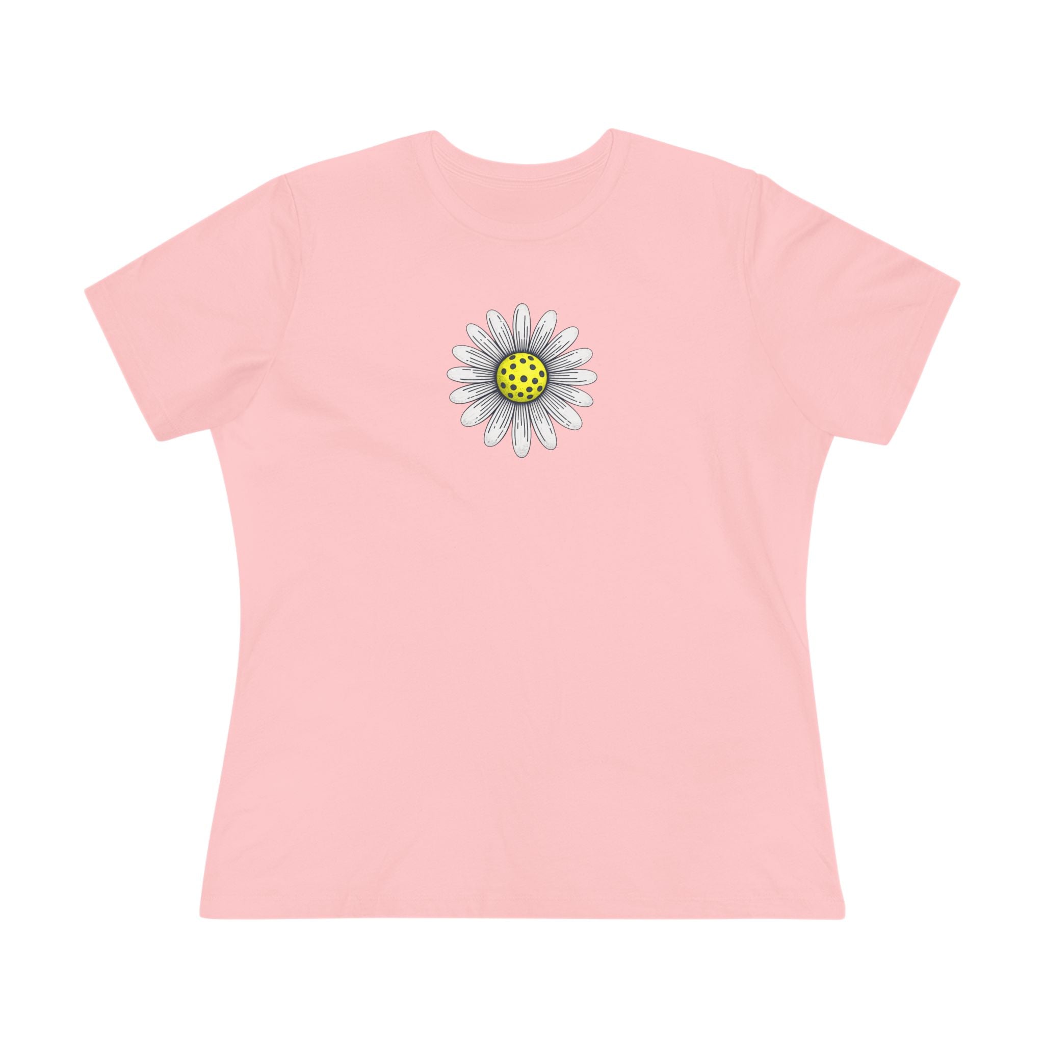 Pickleball Daisy Flower Shirt Pickleball Lover Gift Cute Pickleball Graphic Tee Pickleball Player Apparel 7 colors 100% cotton