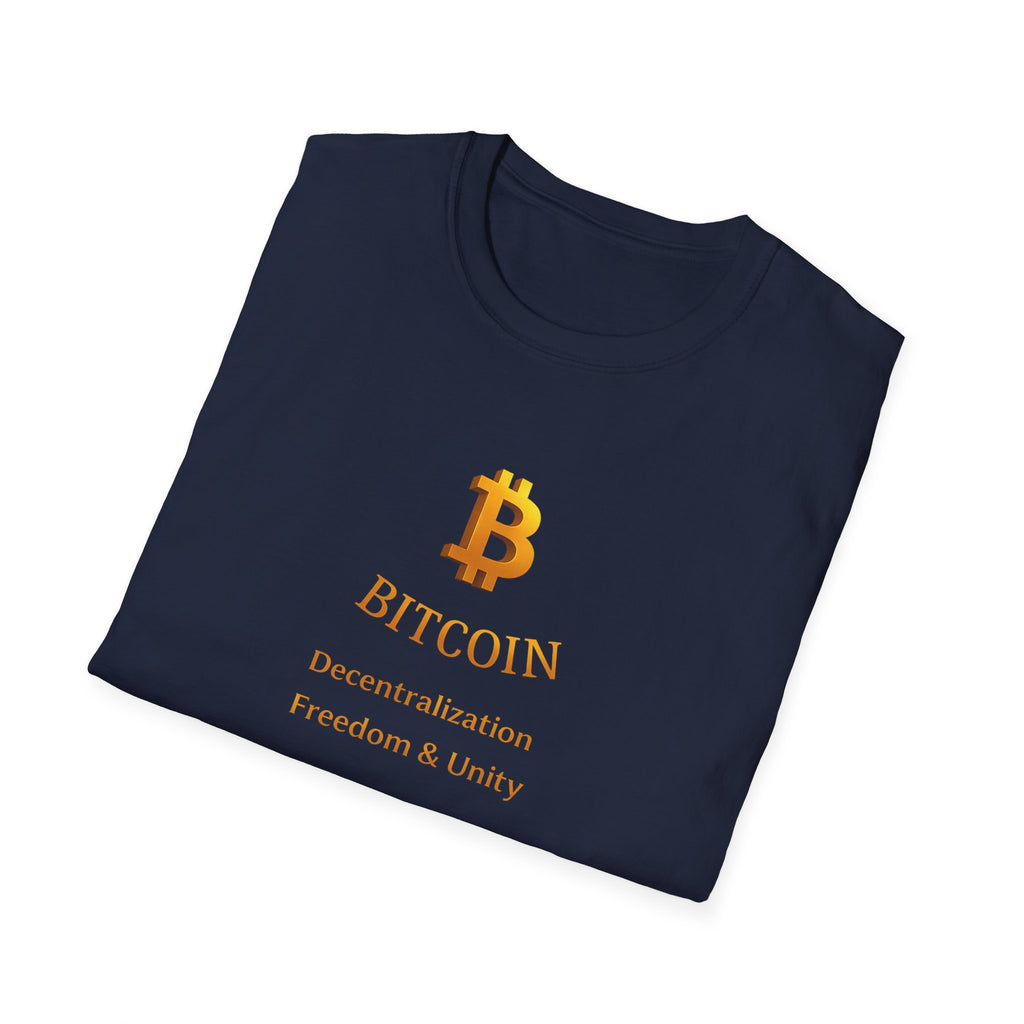 More than a Bitcoin Tee Its a statement Decentralization Unity Power 4 colors 100% cotton