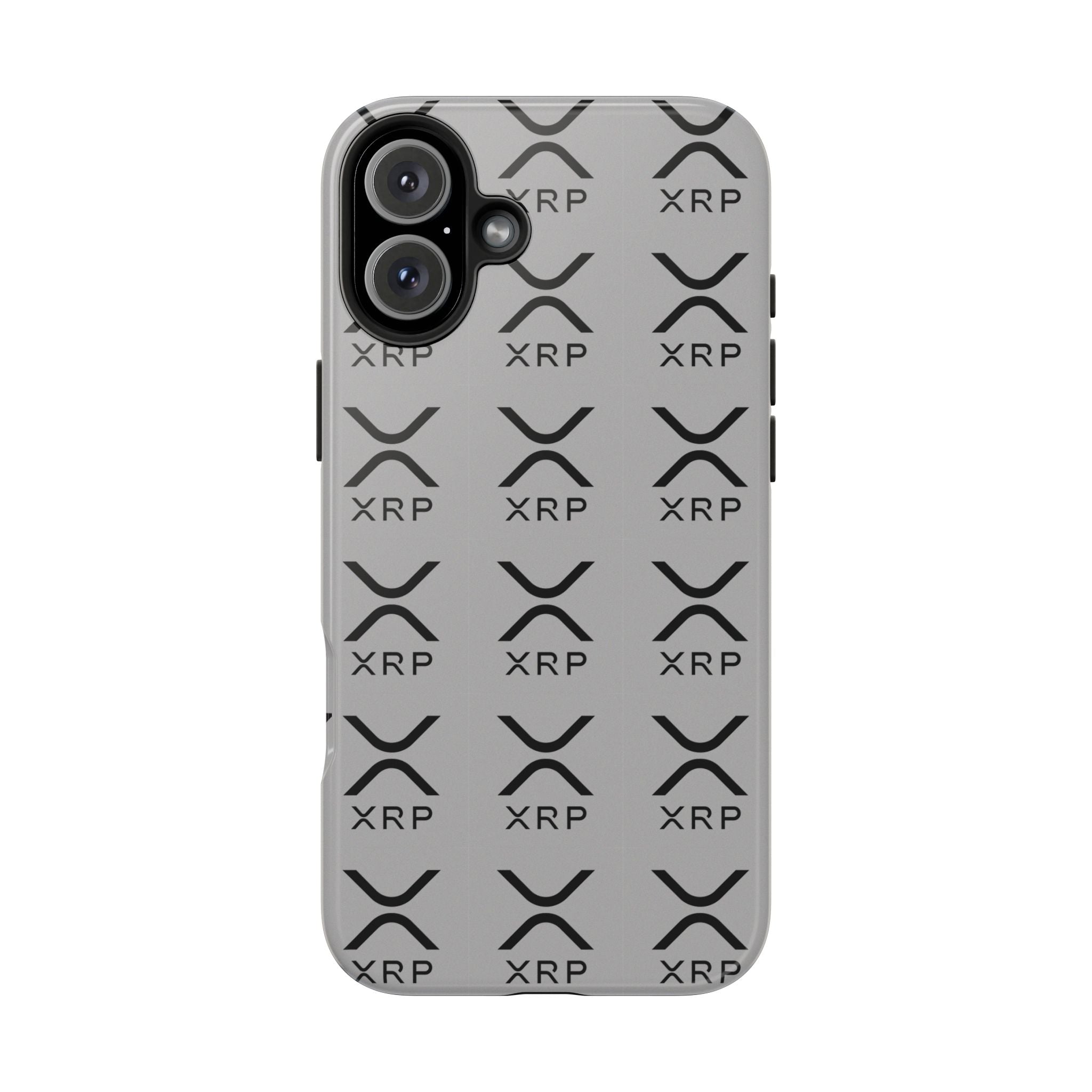 XRP Tough Phone Case Crypto iPhone Samsung Case Glossy Protective Phone Cover Modern Ripple Pattern Case