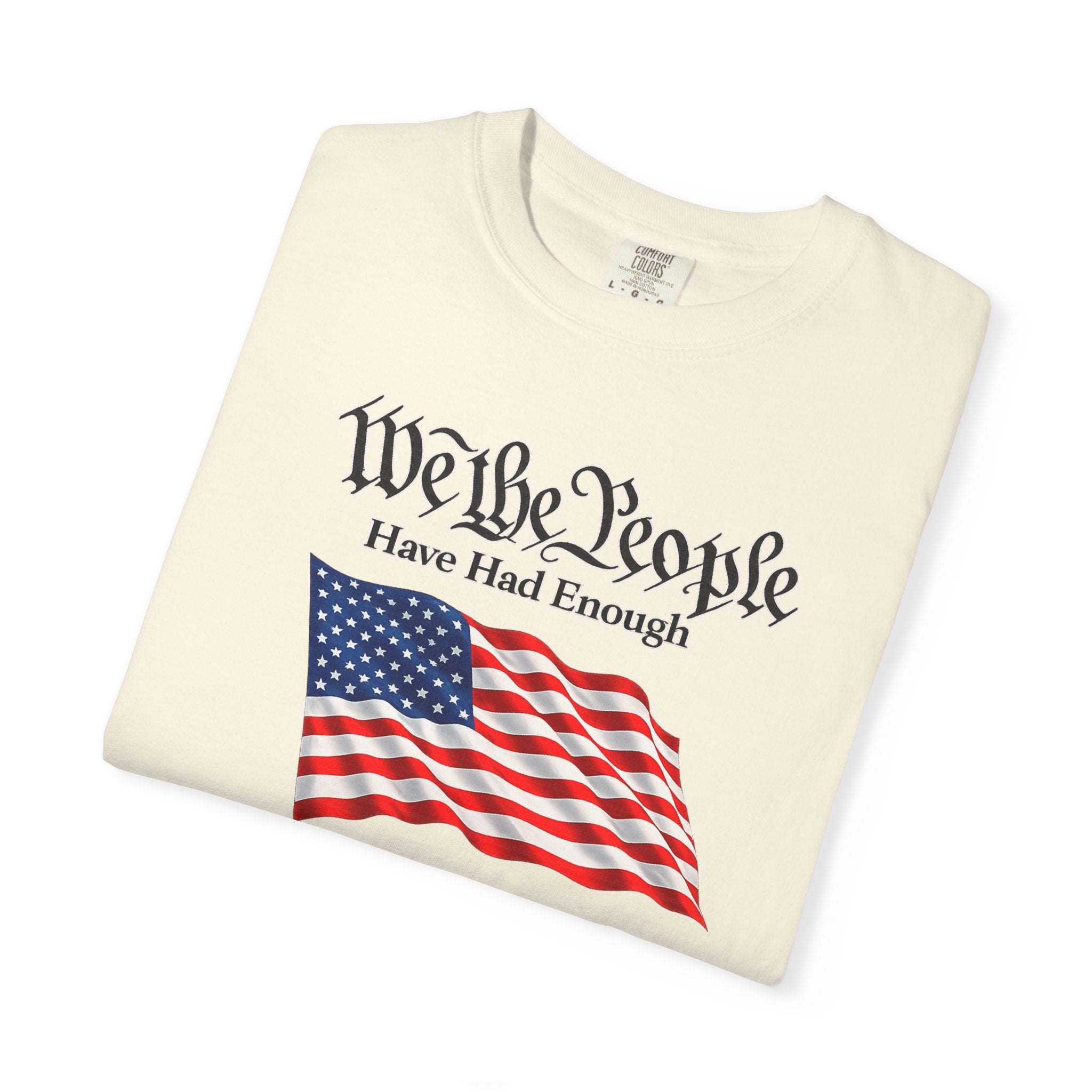 We The People Patriotic T-Shirt American Flag Shirt Freedom Quote Tee USA Patriot Shirt 4th of July Gift 7 colors 100% cotton