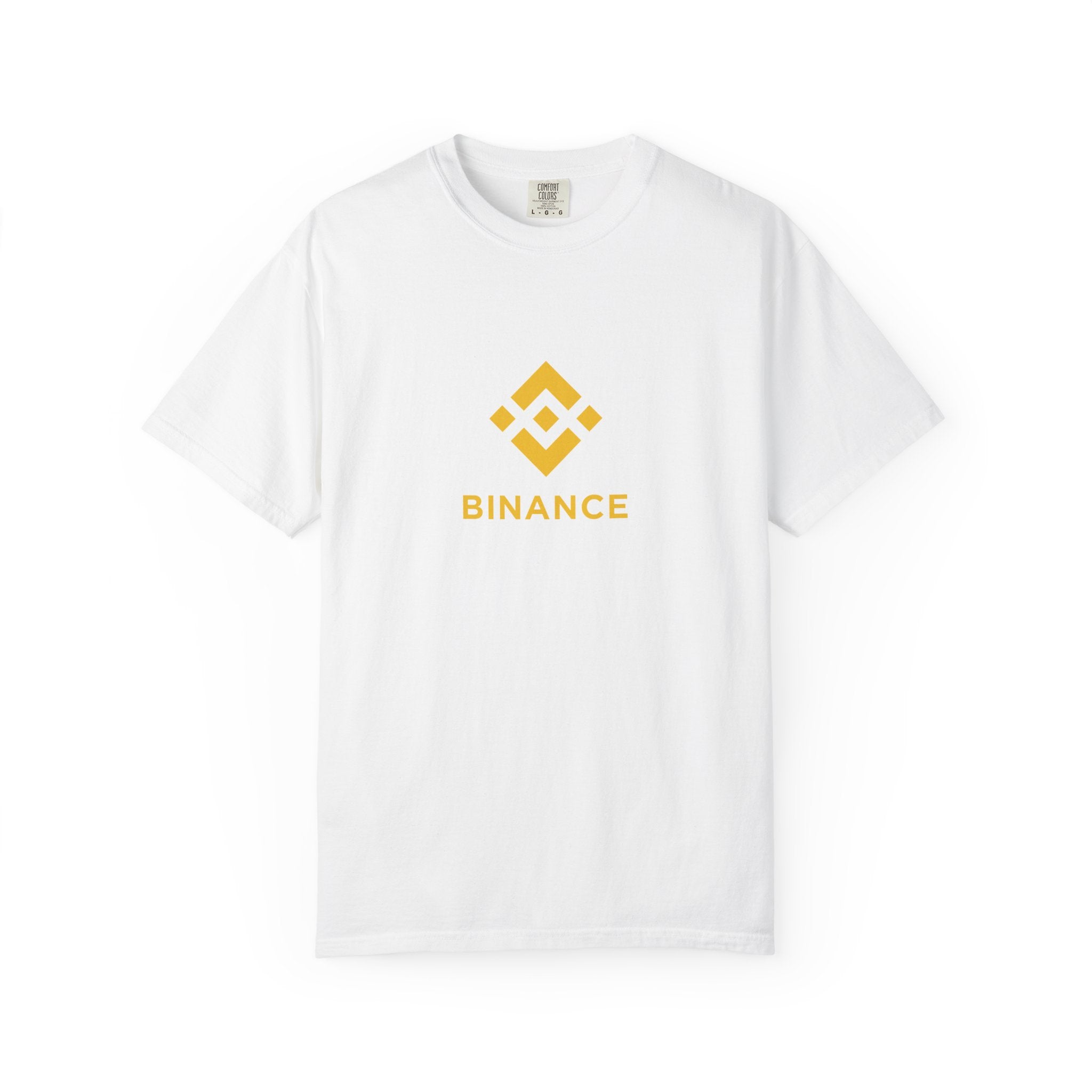 Binance (BNB) Crypto T-Shirt Bitcoin & Blockchain Style Bold Binance Logo Design 3 colors 100% Cotton