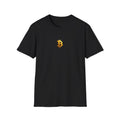 Solid Black Pure Gold Bitcoin T-Shirt Tee 100% cotton