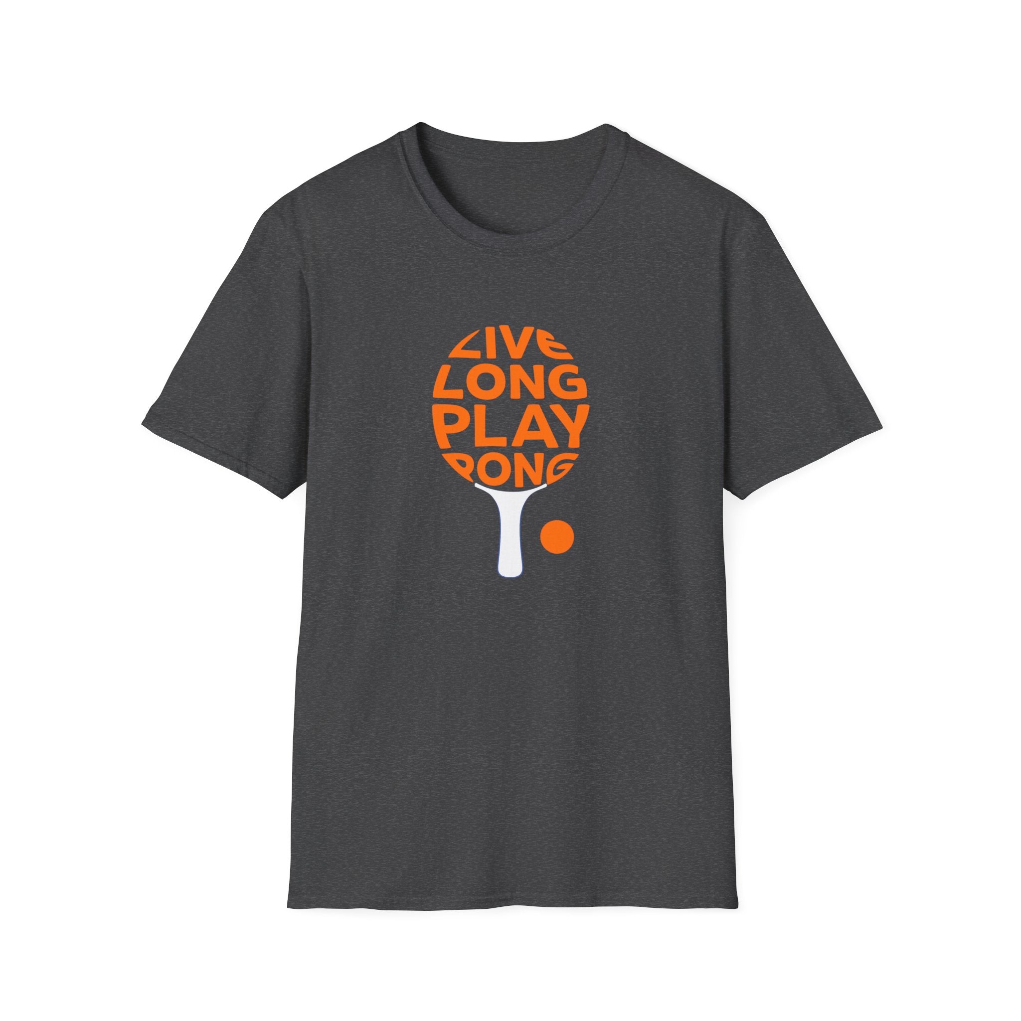 Live Long Play Pong T-Shirt Ping Pong Graphic Tee Funny Table Tennis TShirt 5 colors 100% cotton