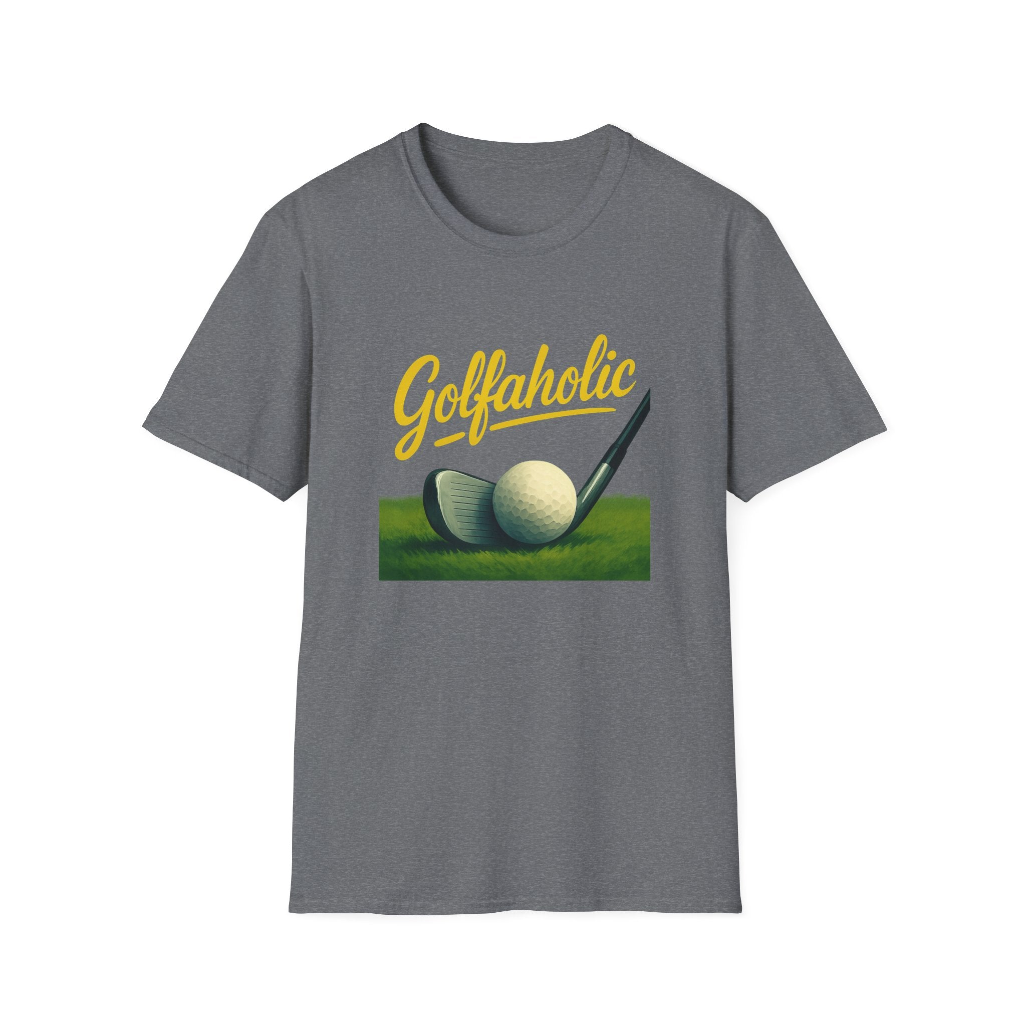 Golfaholic Tee Because Just One More Hole Is a Lifestyle 4 colors 100% cotton
