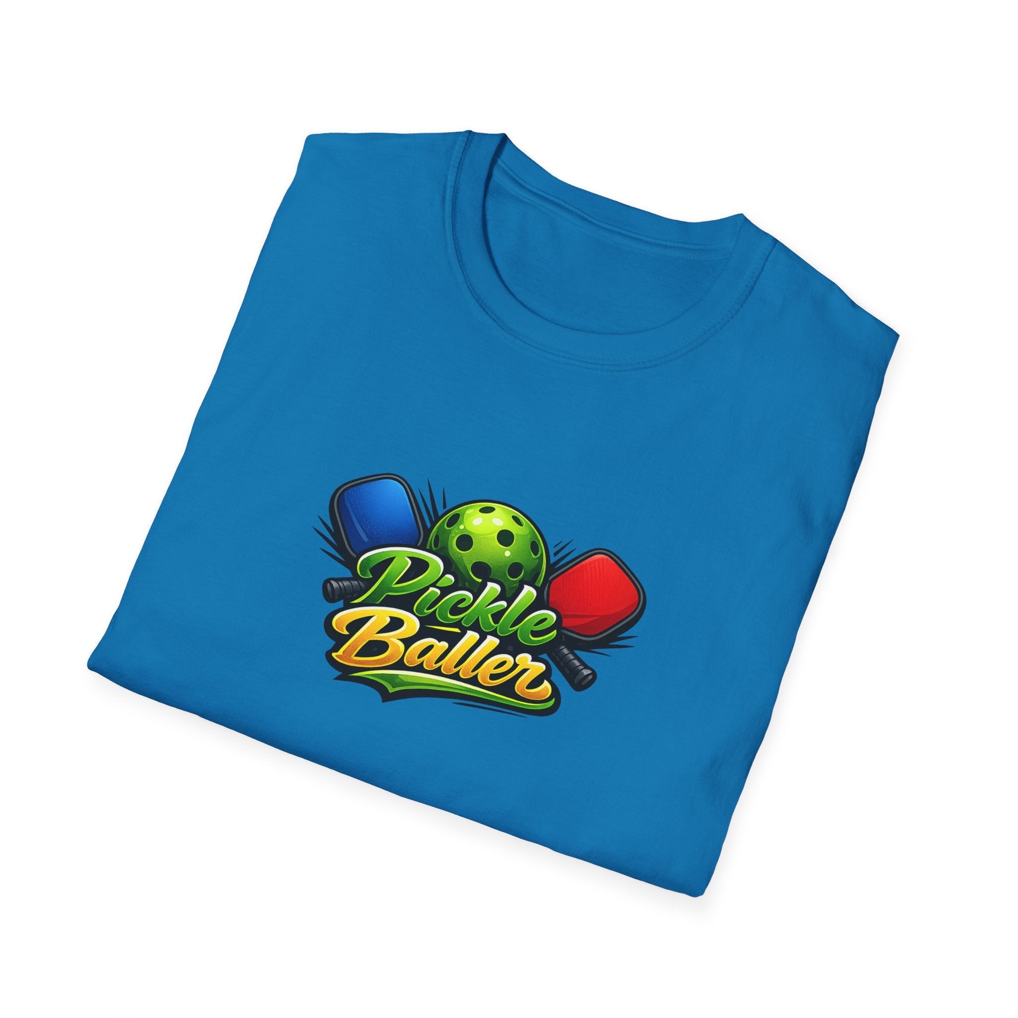 Pickle Baller TShirt Funny Pickleball Shirt for Men and Women Pickleball Player Gift Pickleball Lover Apparel 6 colors 100% cotton