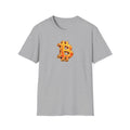 Fiery Bitcoin Logo Softstyle® T-Shirt Bold BTC Graphic Tee for HODLers & Bitcoin Fans 4 colors - 100% cotton